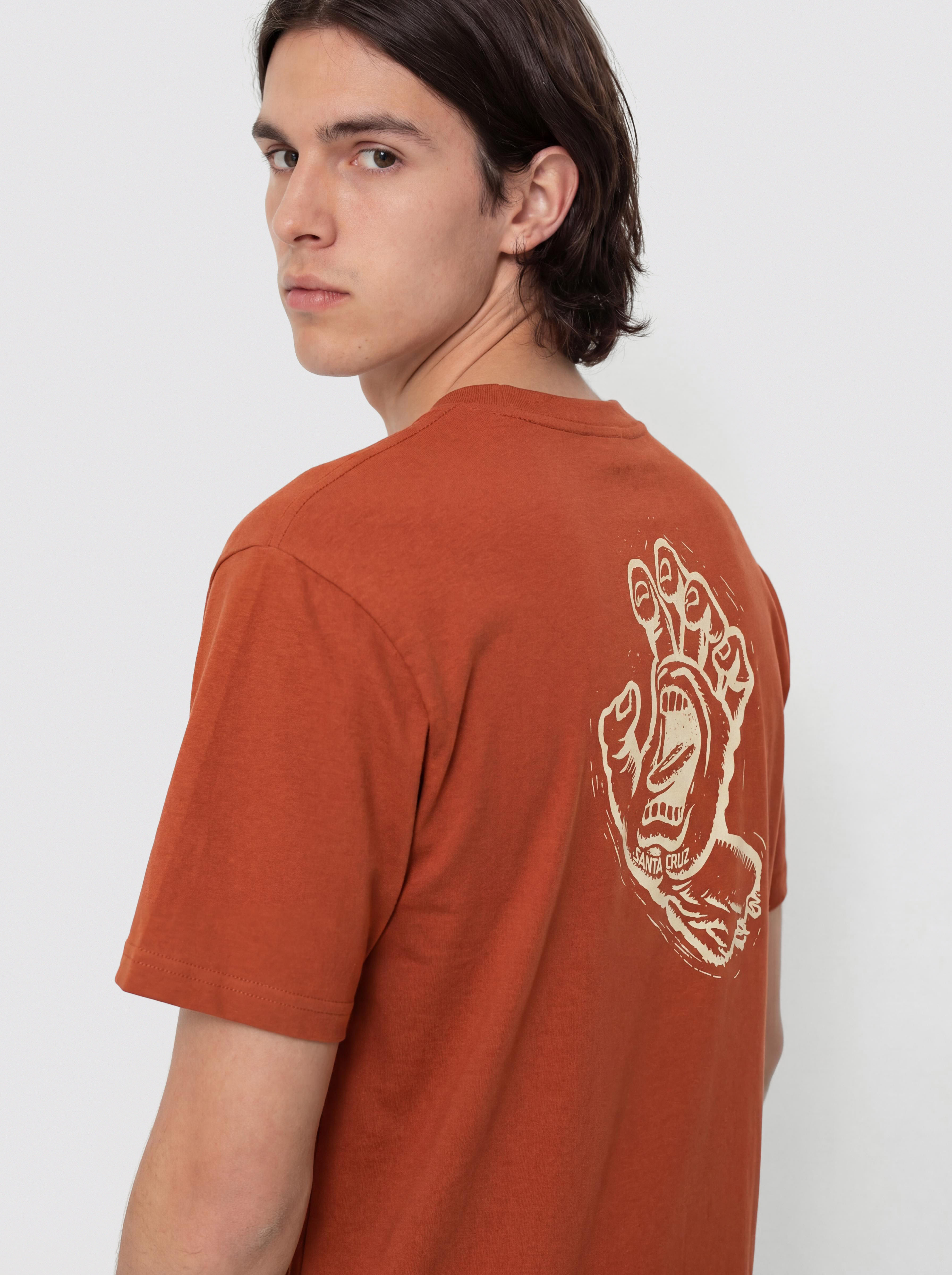 Santa Cruz Stamped Screaming Hand T-Shirt - red (ketchup)