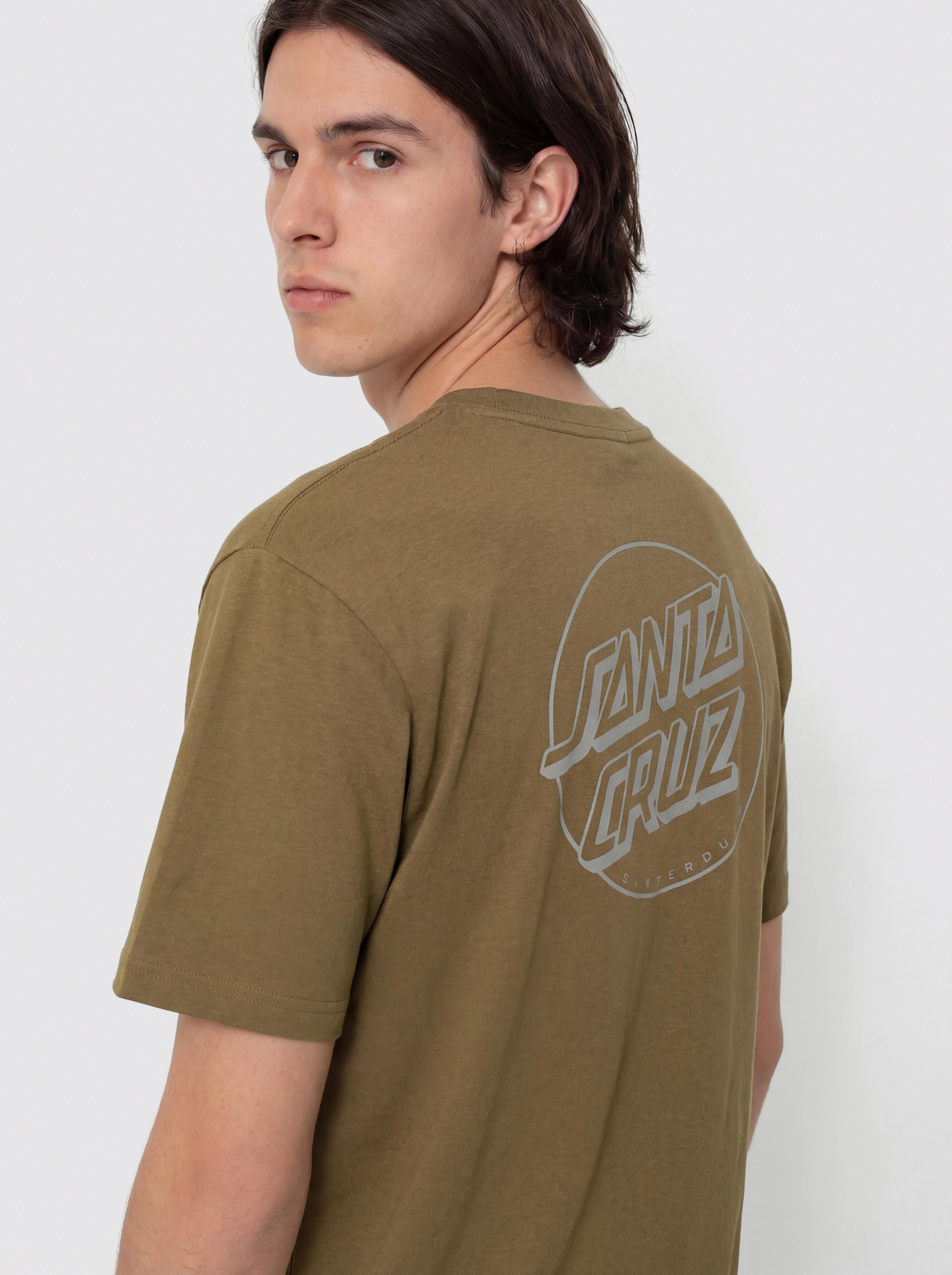 Santa Cruz T-Shirt Tonal Opus Dot Stripe (uniform green)