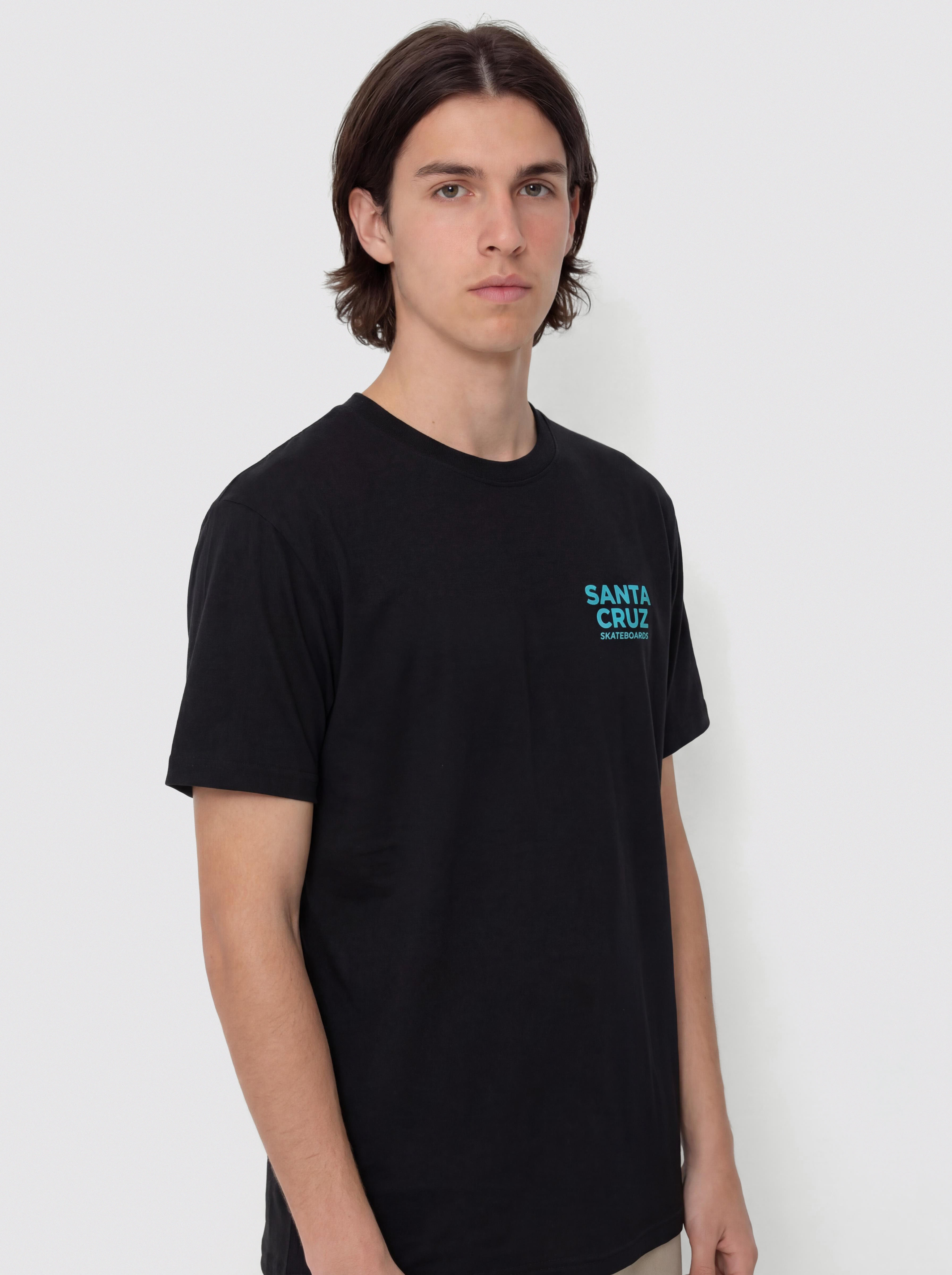 Santa Cruz T-Shirt Tiki Hand Strip (black)