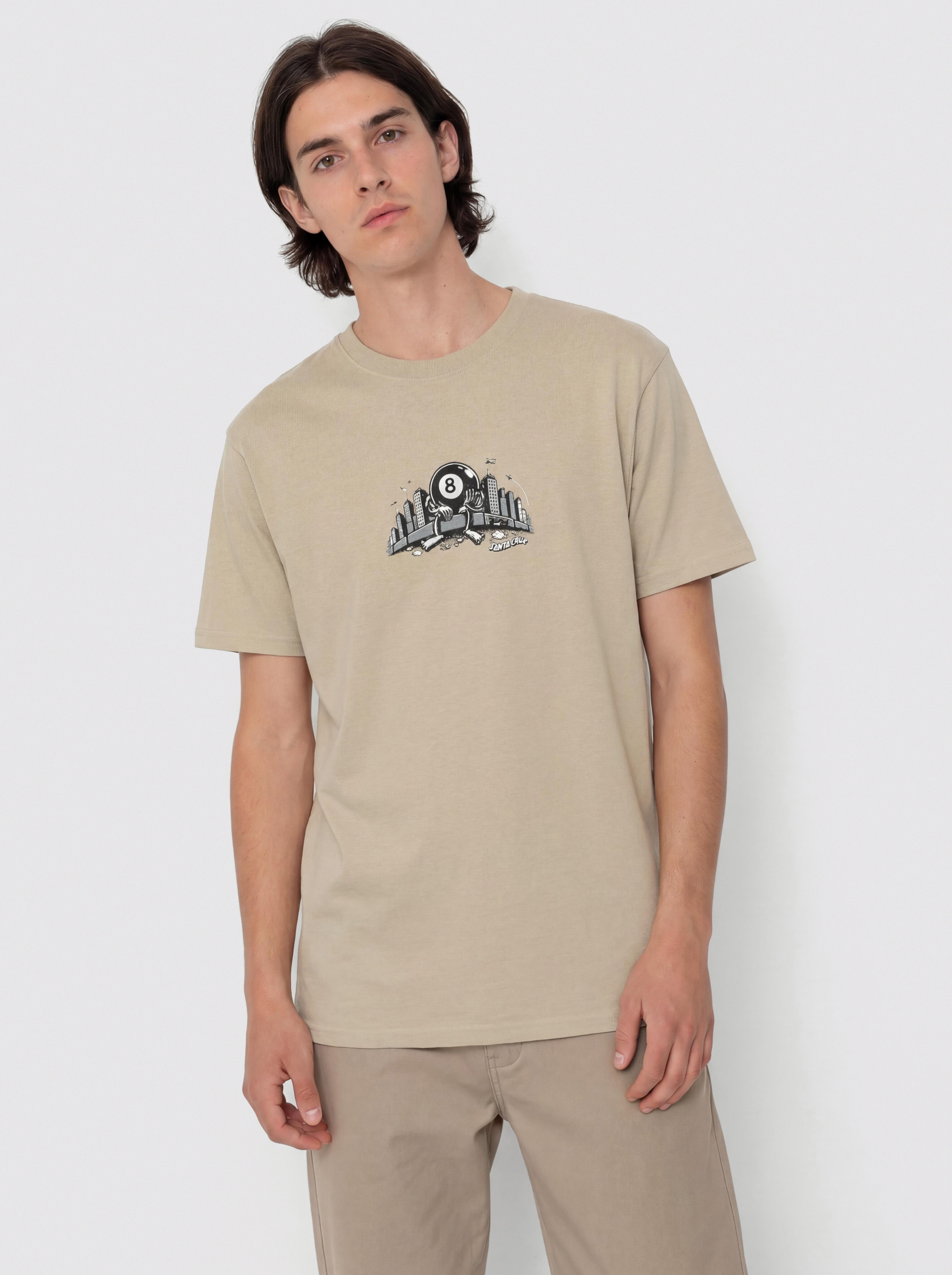 Santa Cruz Winkowski Curb Front T-Shirt (stone grey)