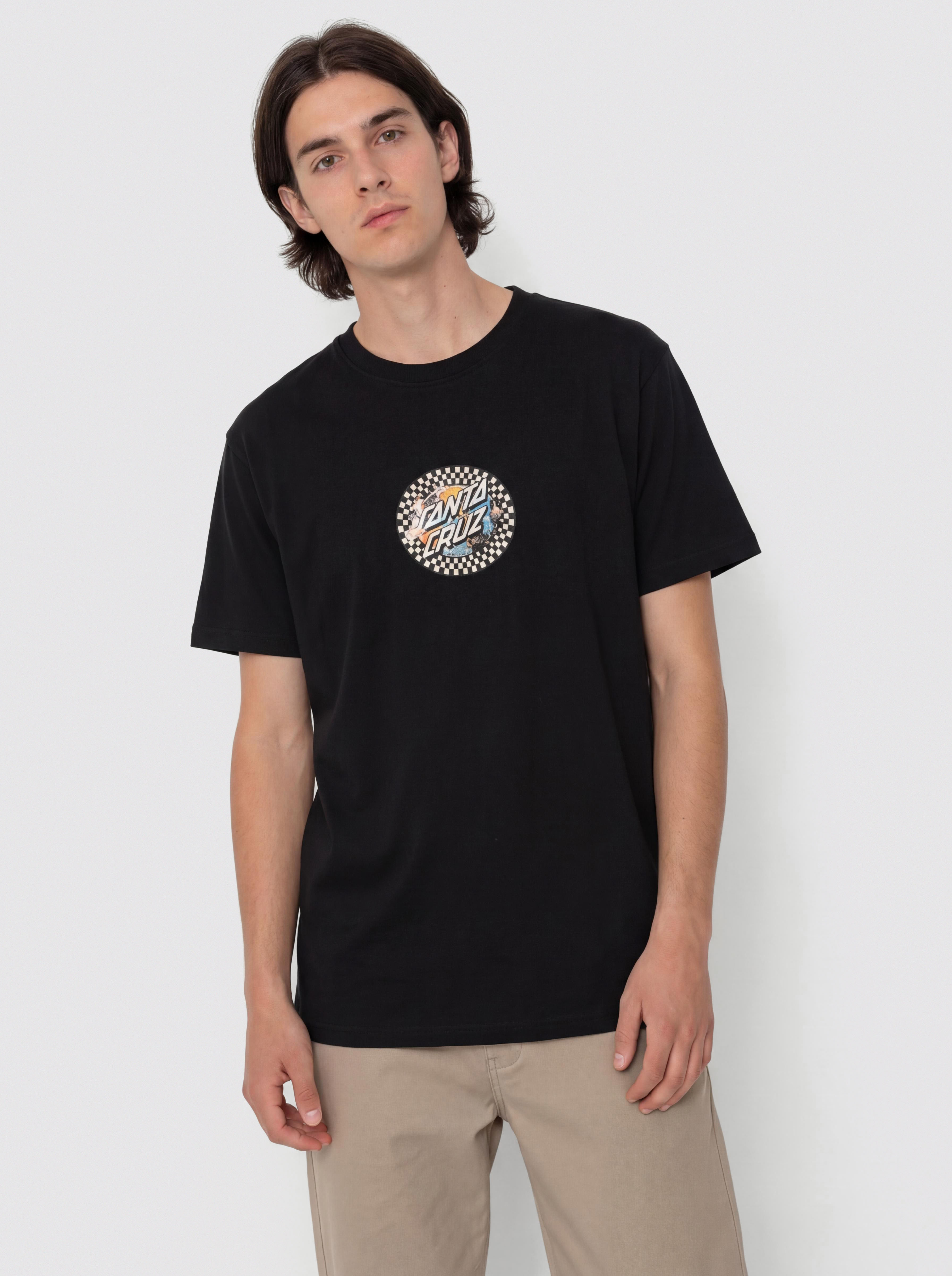 Santa Cruz Collage Oval Dot T-Shirt (black)