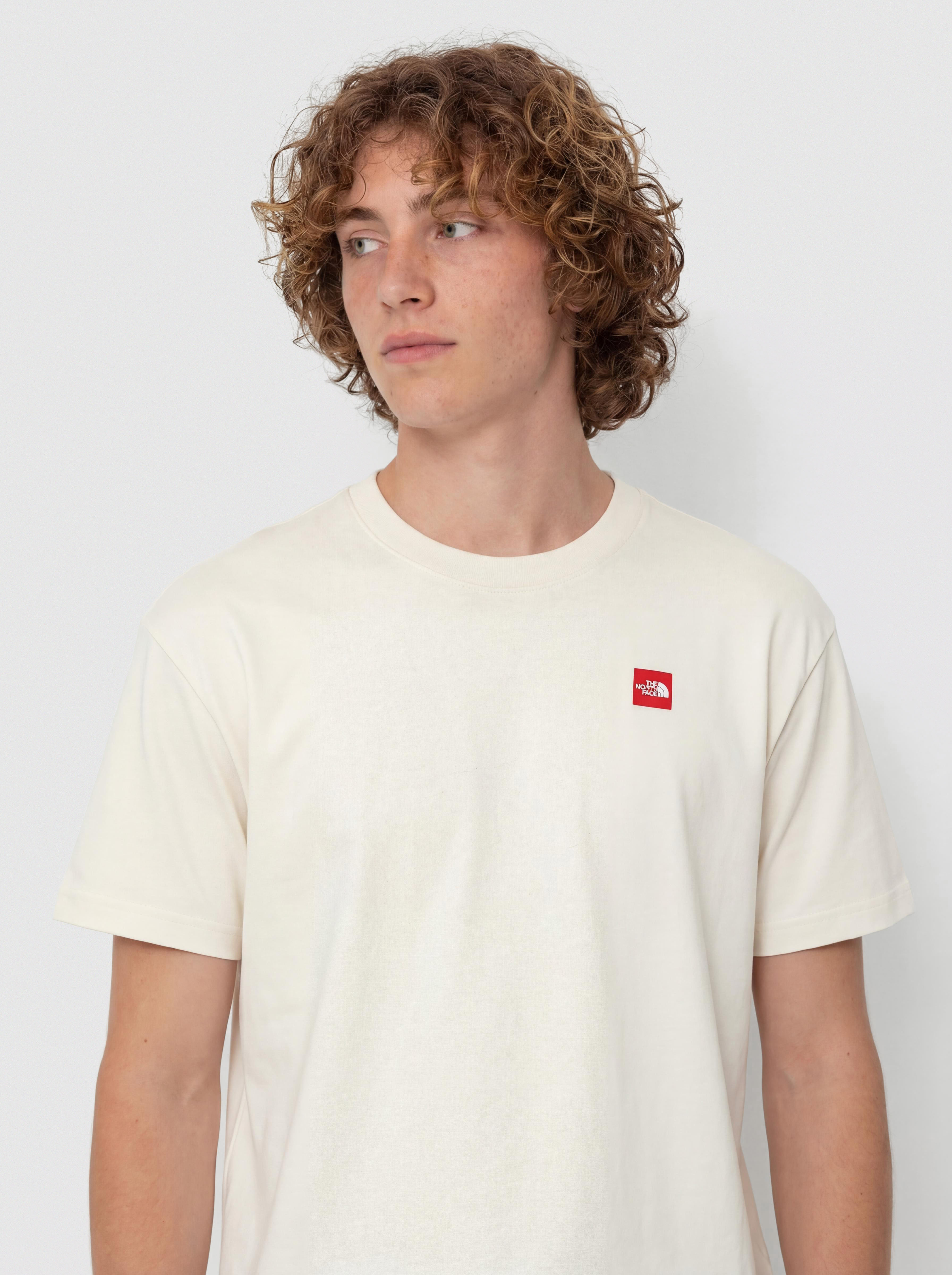 The North Face T-Shirt Tnf Red Box (white dune)
