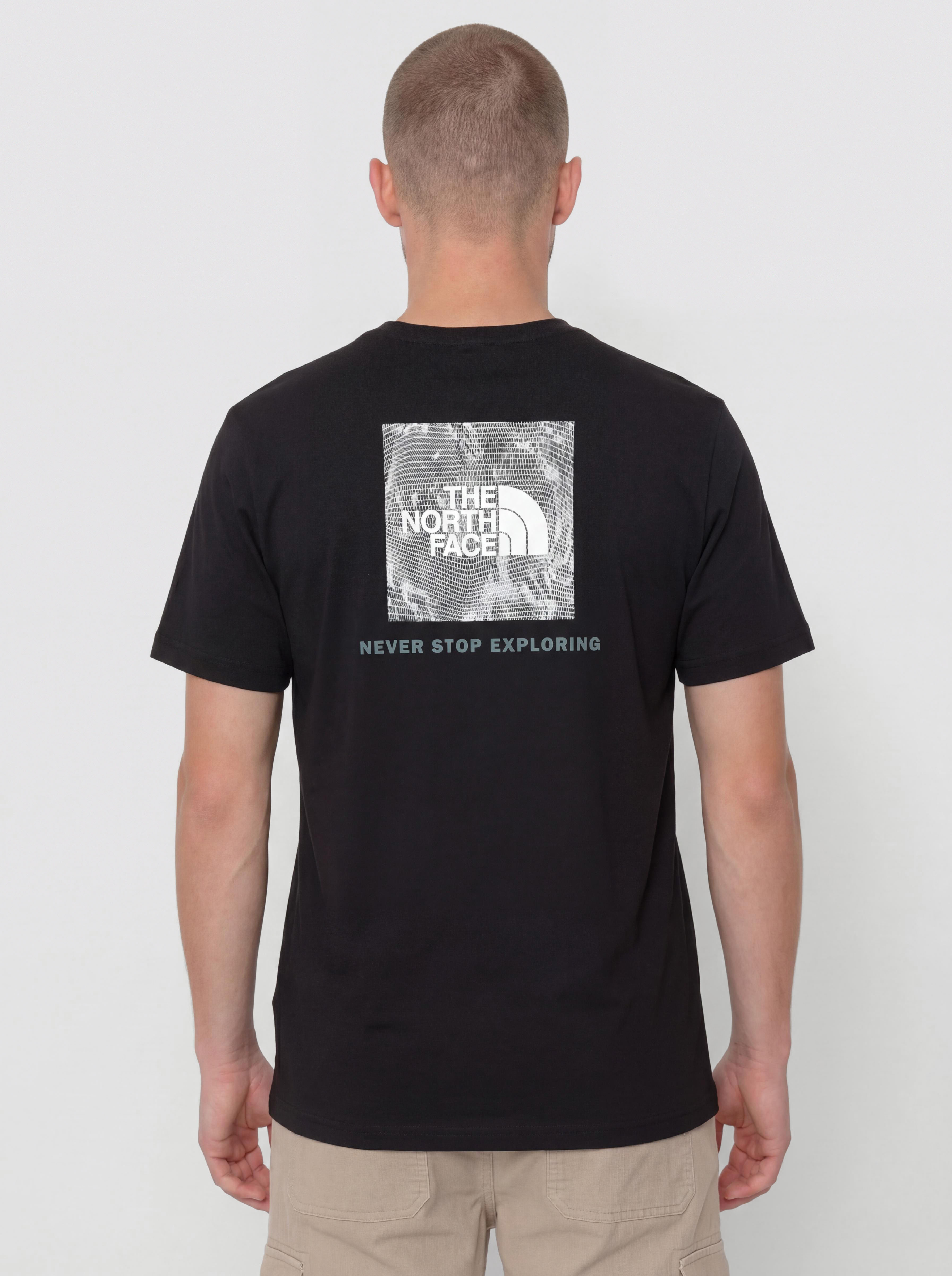 The North Face Box Nse Tailgrid Infill T-Shirt (tnf black/deep nori tra)