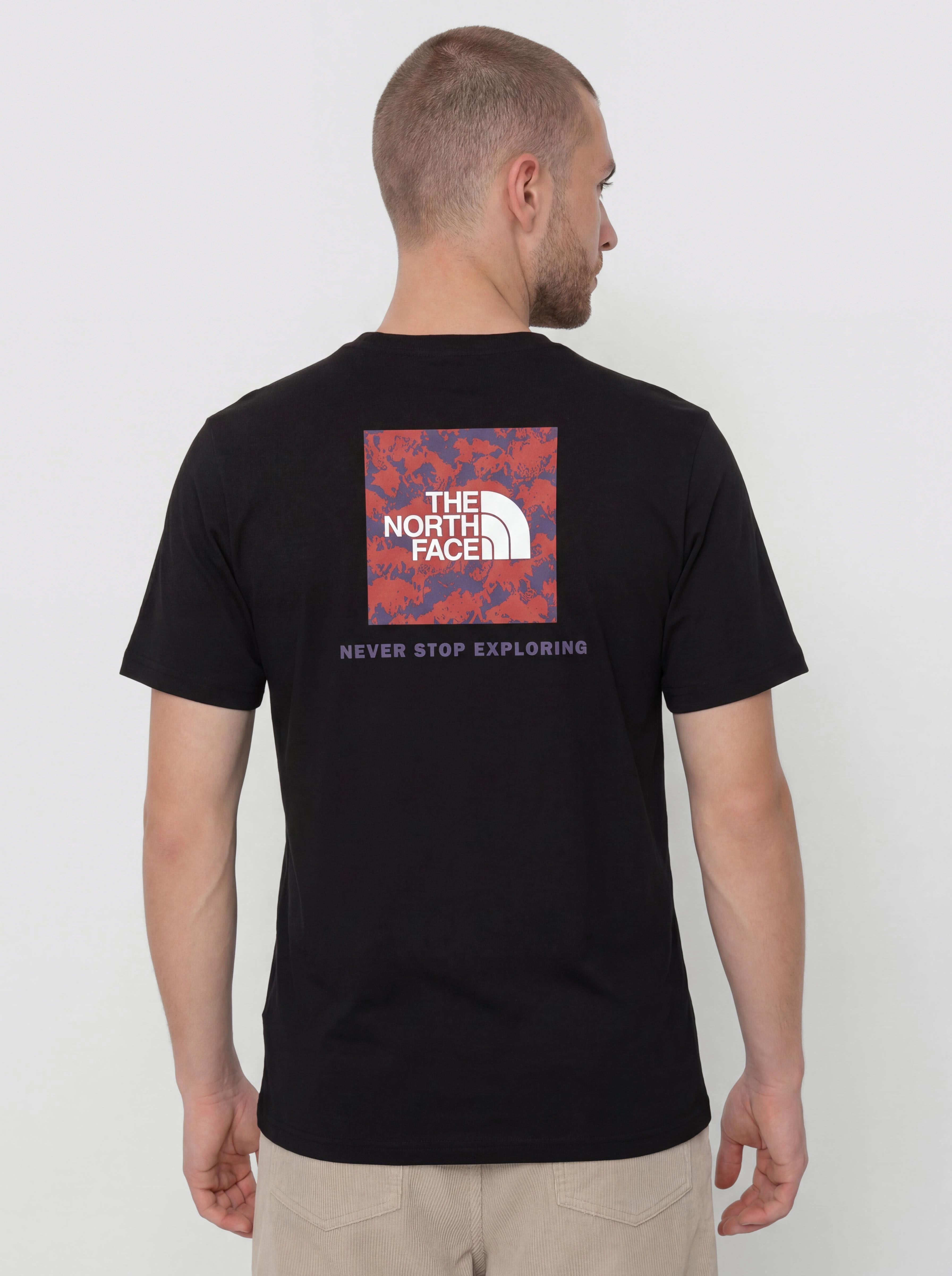 The North Face T-Shirt Box Nse Raku Horse Infill (tnf black/cardinal red)