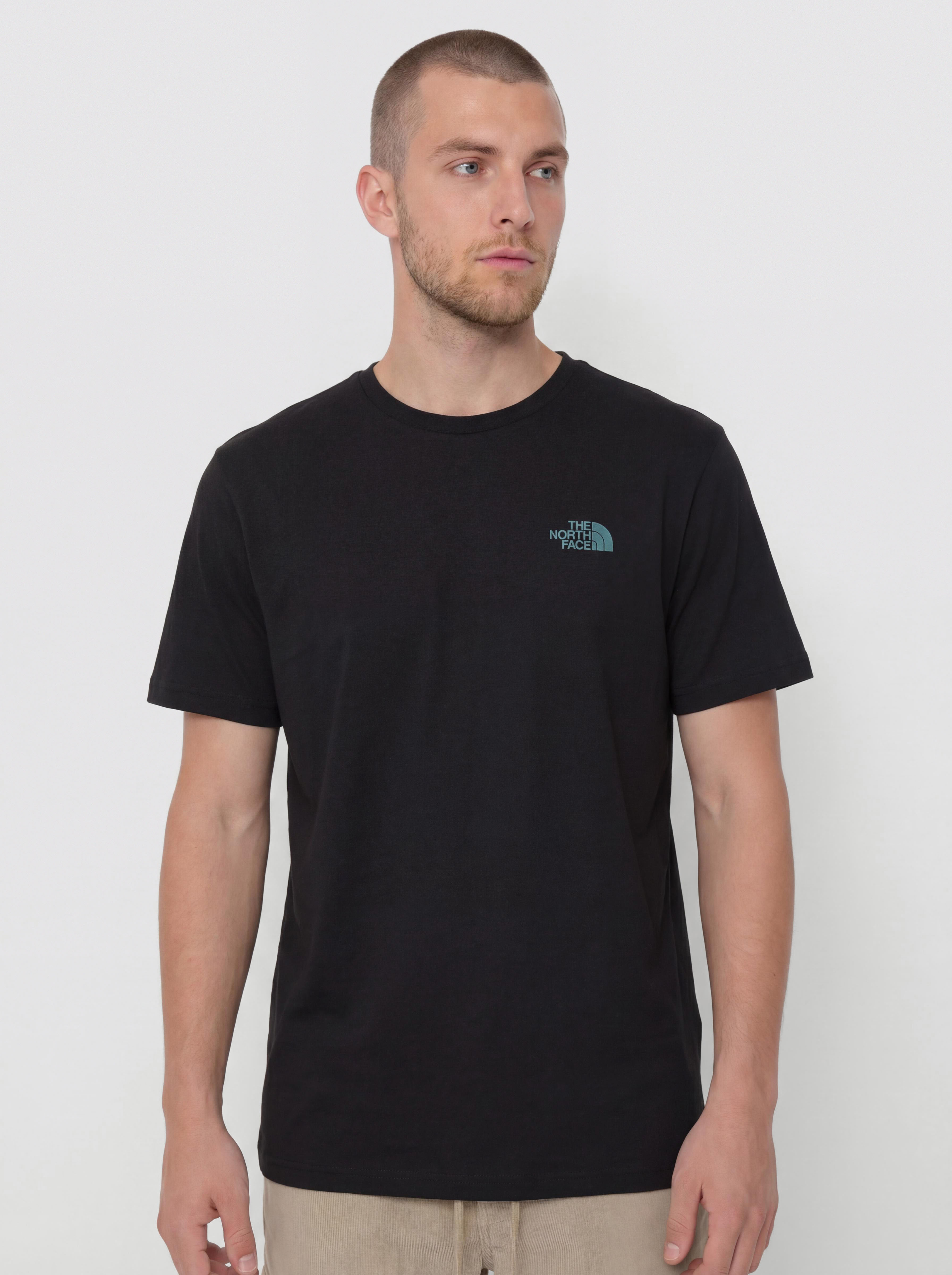 The North Face Box Nse Tailgrid Infill T-Shirt (tnf black/deep nori tra)
