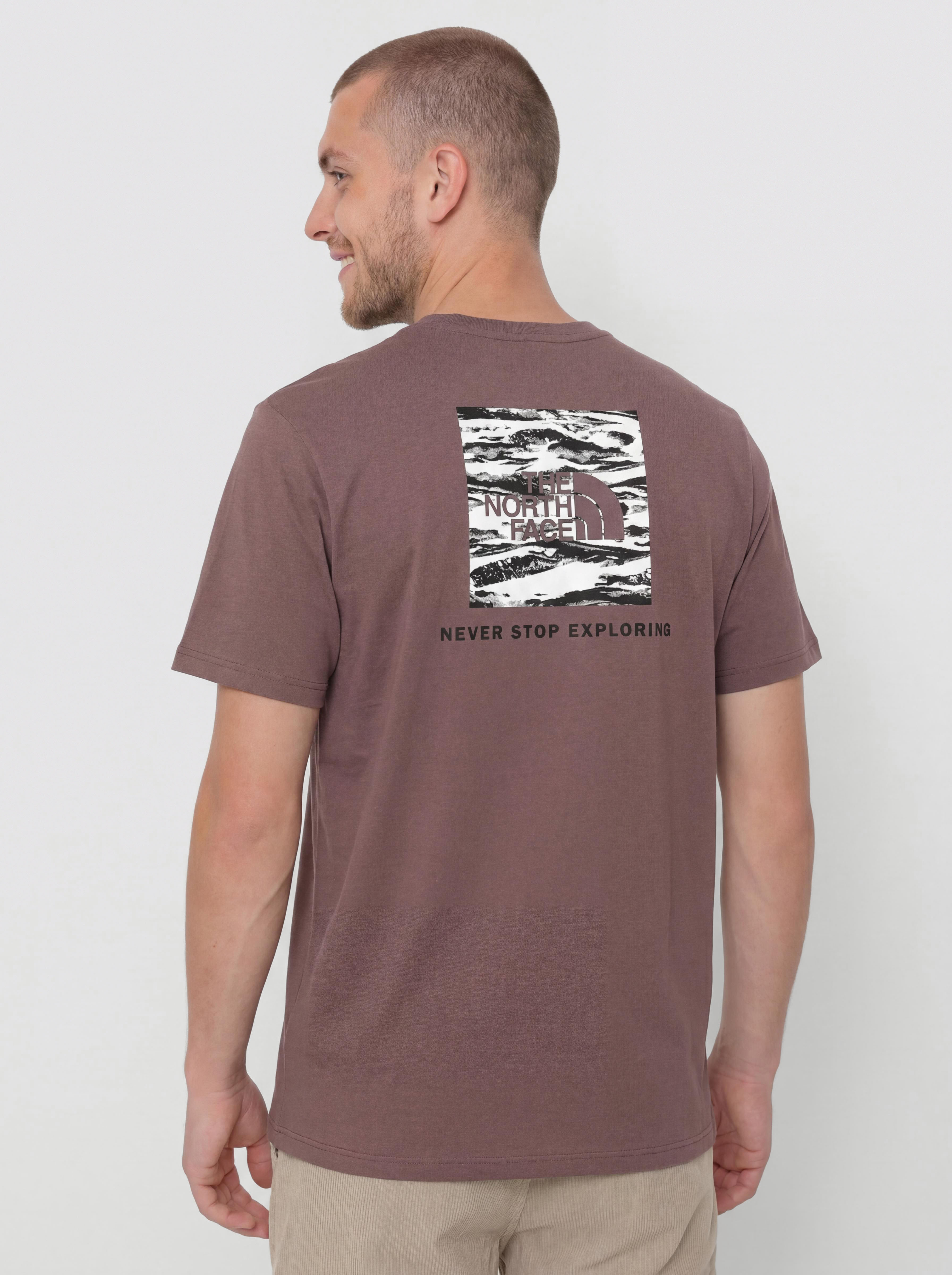 The North Face Box Nse Edge Of Light Infill Relaxed T-Shirt (tawny quartz/tnf black)