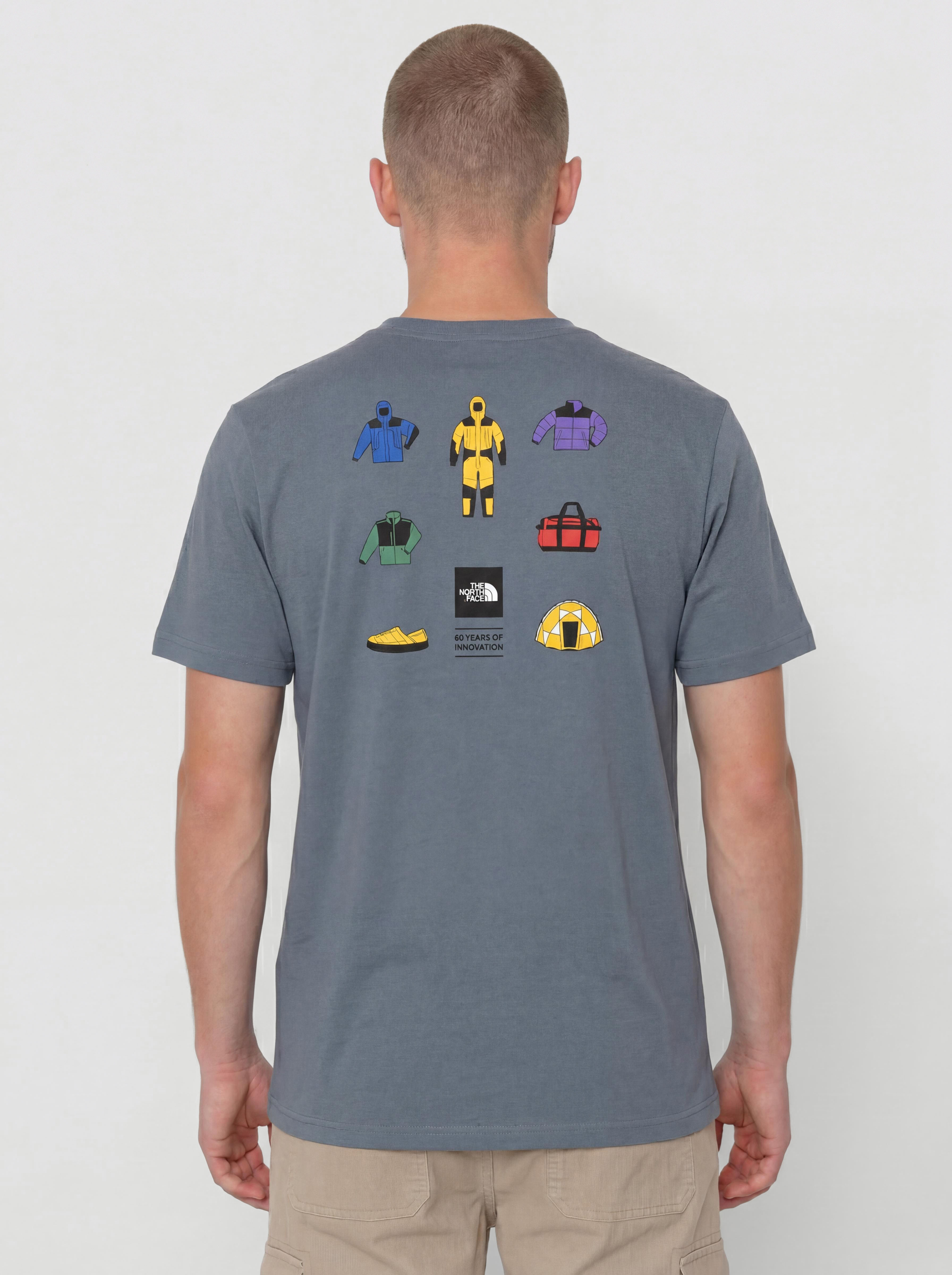 The North Face Icon Celebration T-Shirt (granite grey)