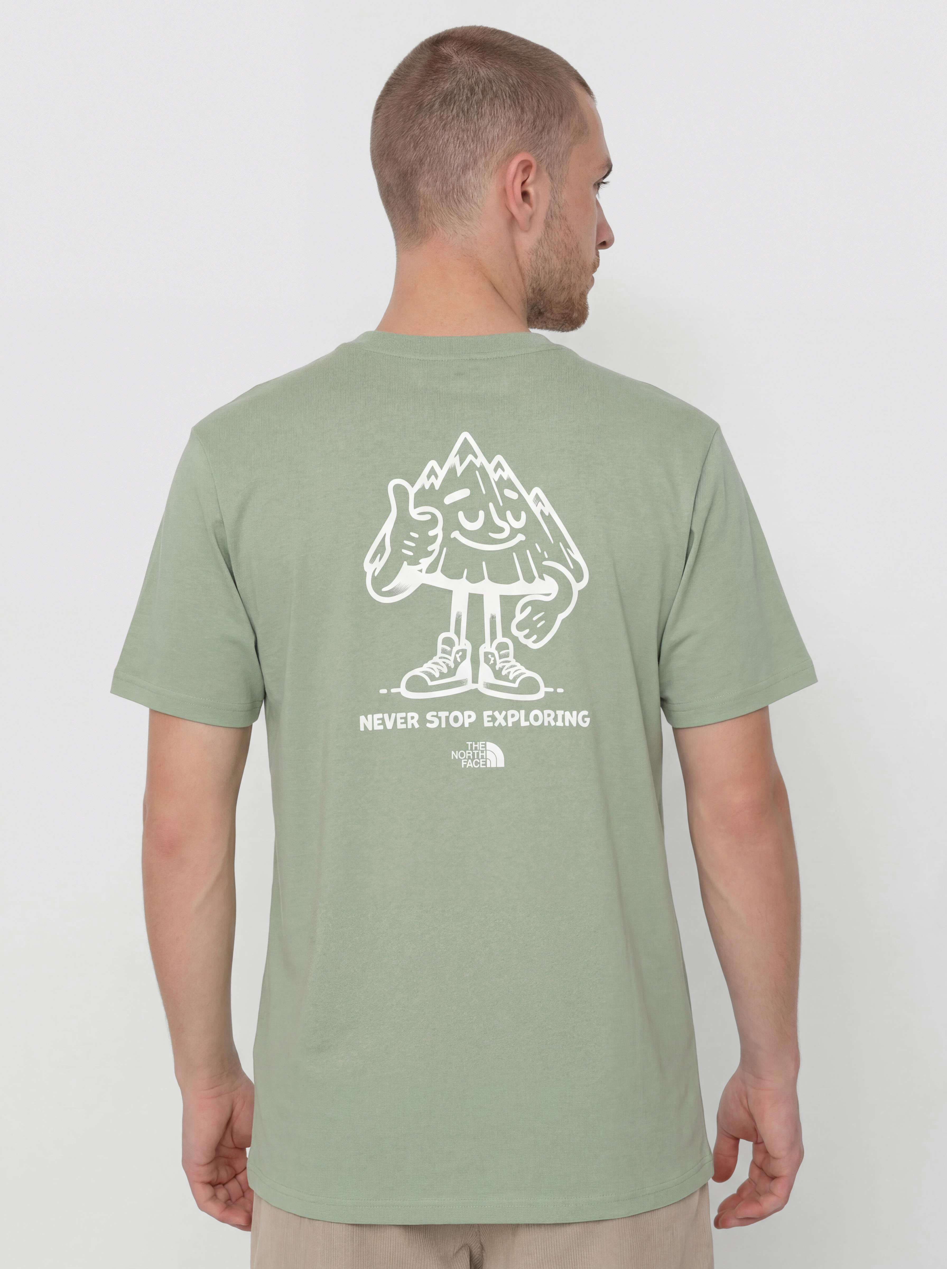 The North Face Mountain Fun Oversized T-Shirt (slate moss)