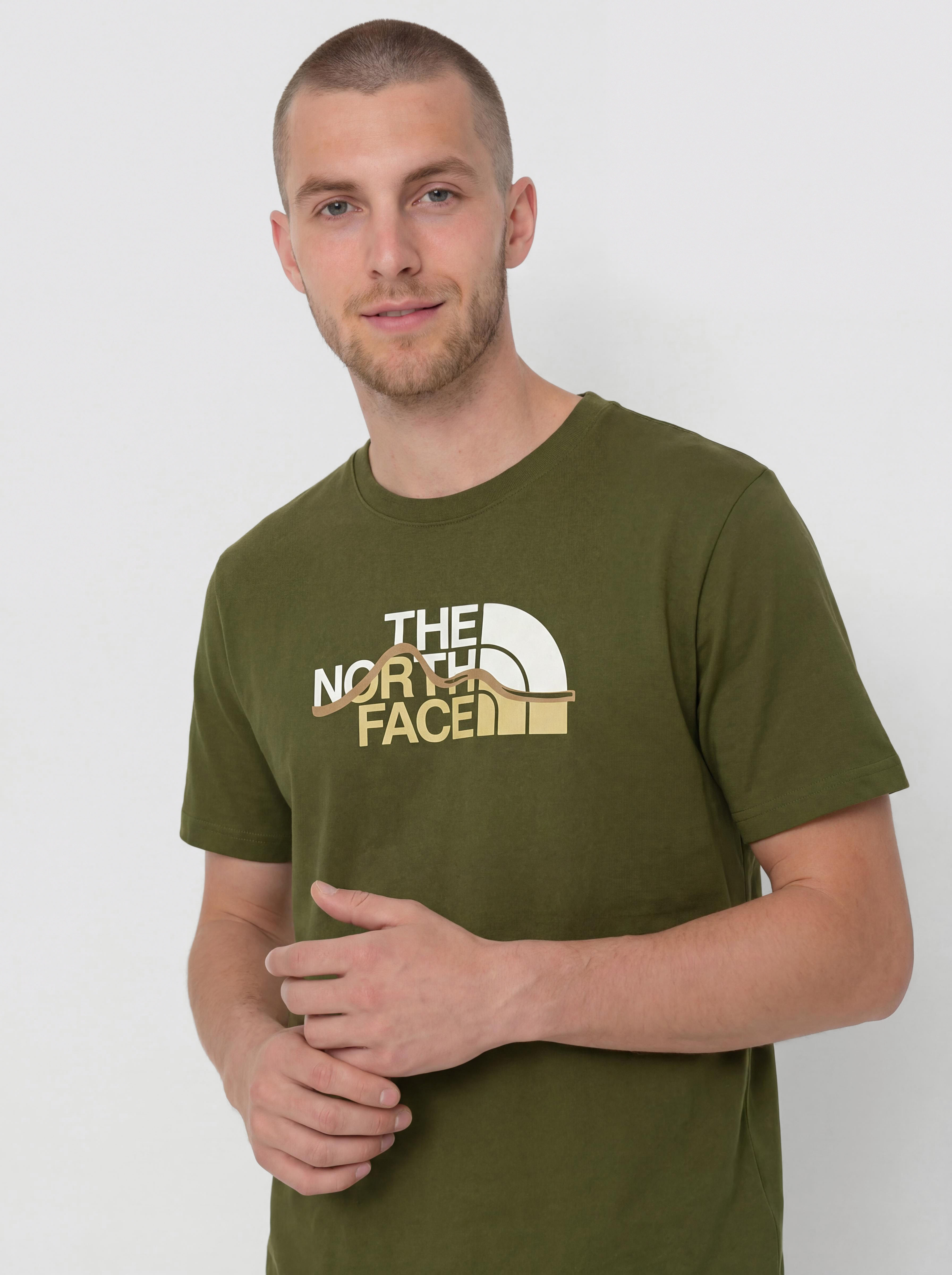 The North Face Mountain Line T-Shirt (woodland green)