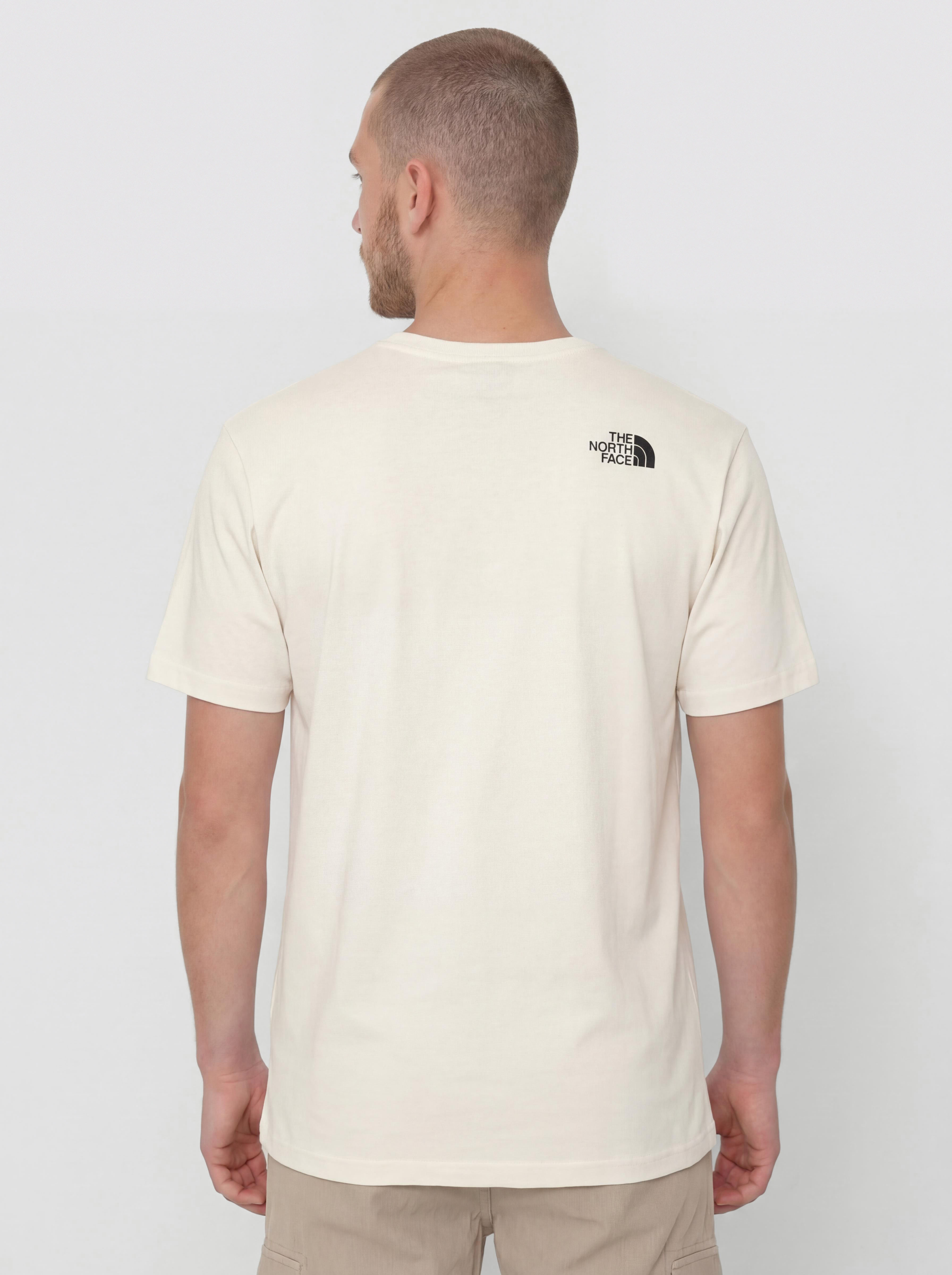 The North Face T-Shirt Icon Mountain Relaxed (white dune)