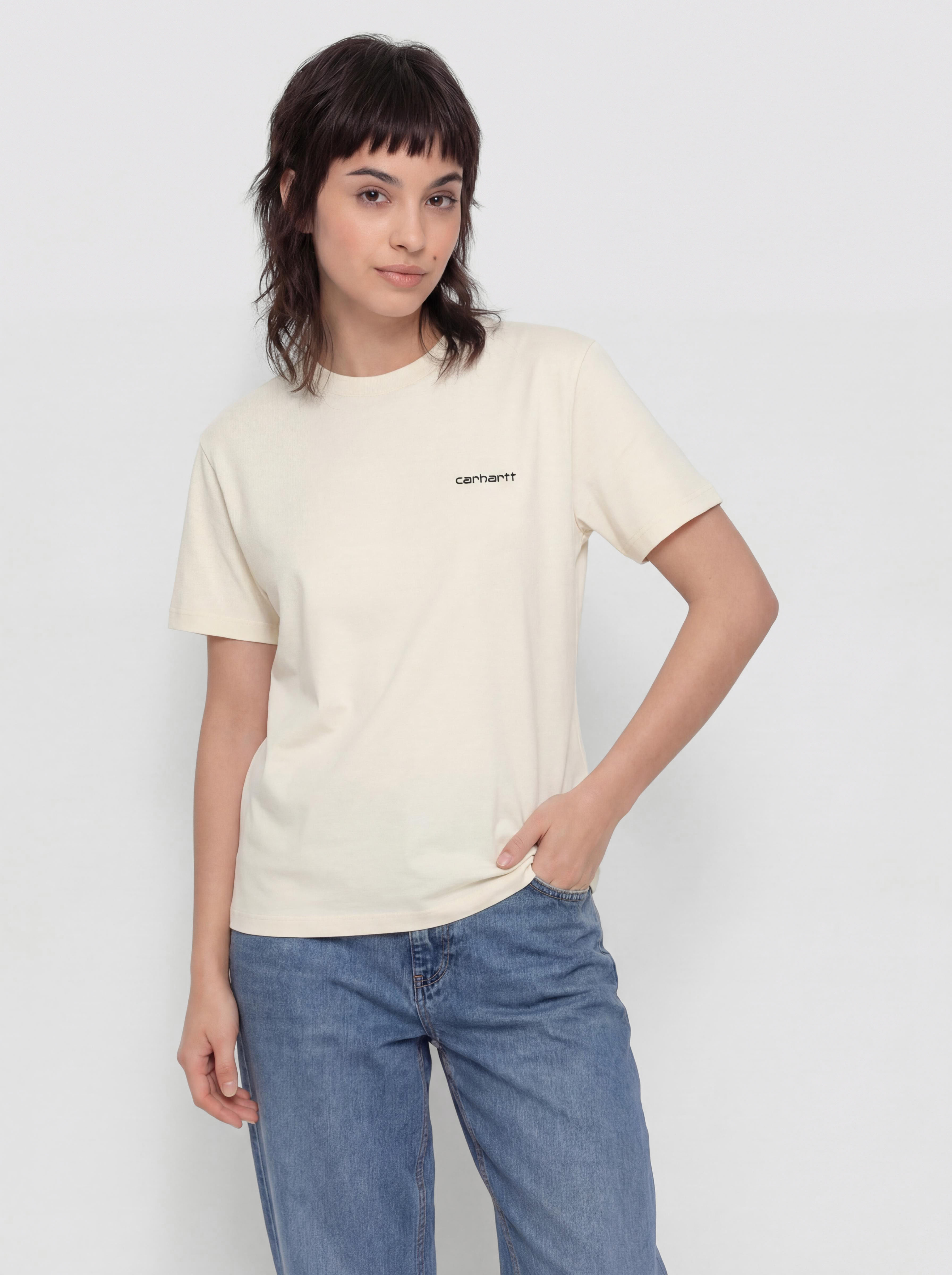 Carhartt WIP T-Shirt Script Embroidery Wmn (cinnerus/cozy purple)