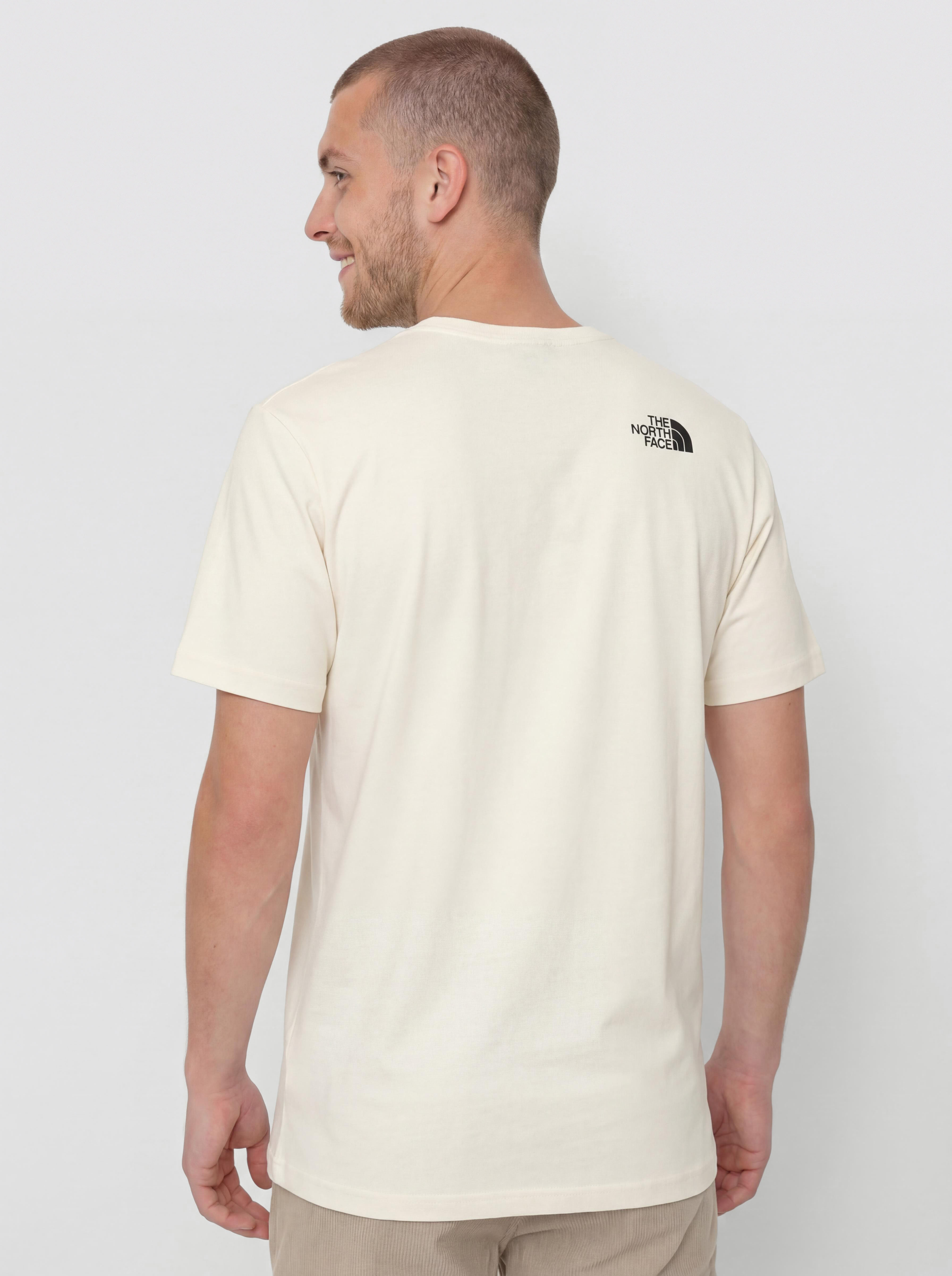 The North Face T-Shirt Icon Mountain Relaxed (white dune)