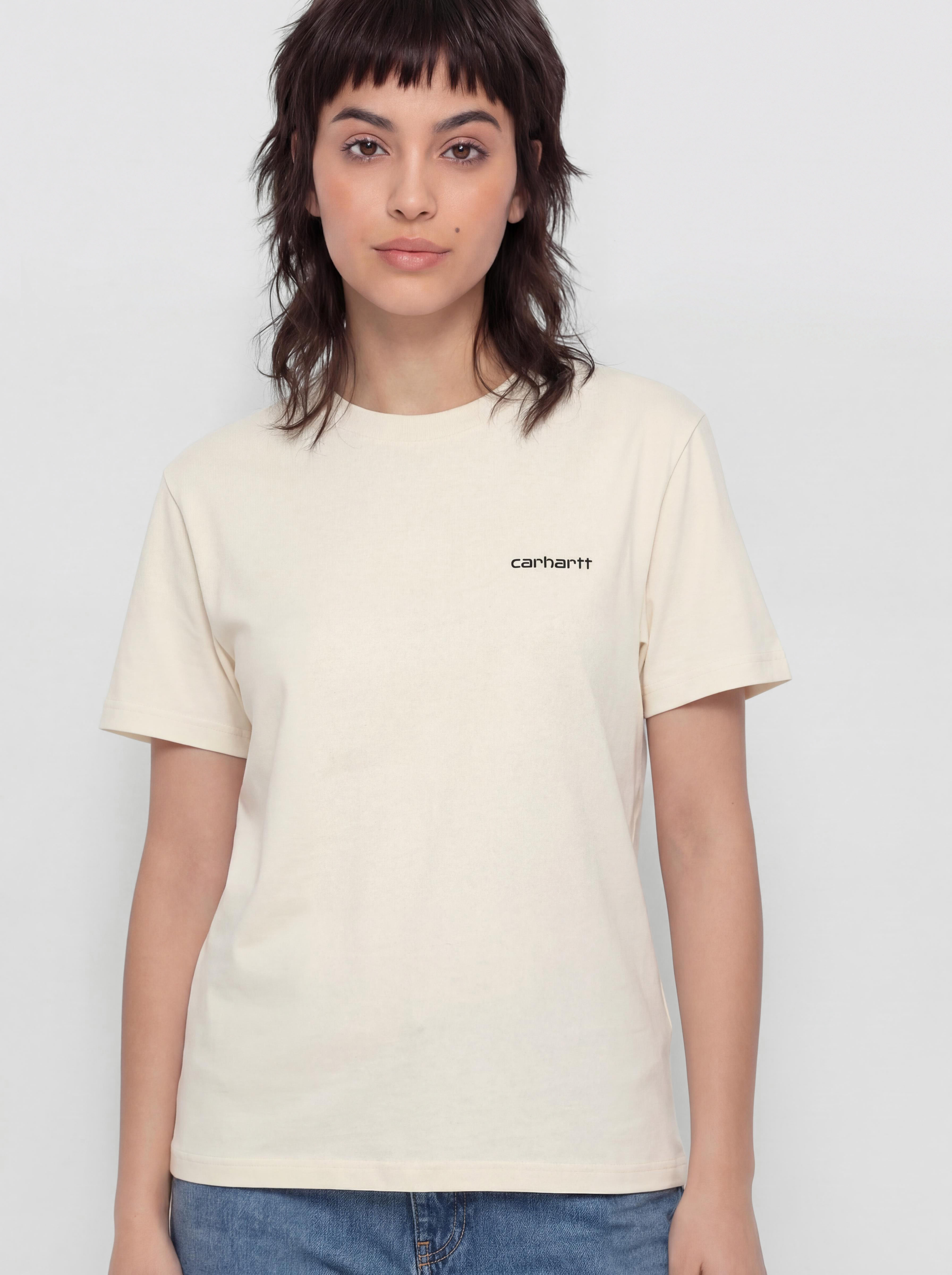 Carhartt WIP T-Shirt Script Embroidery Wmn (cinnerus/cozy purple)
