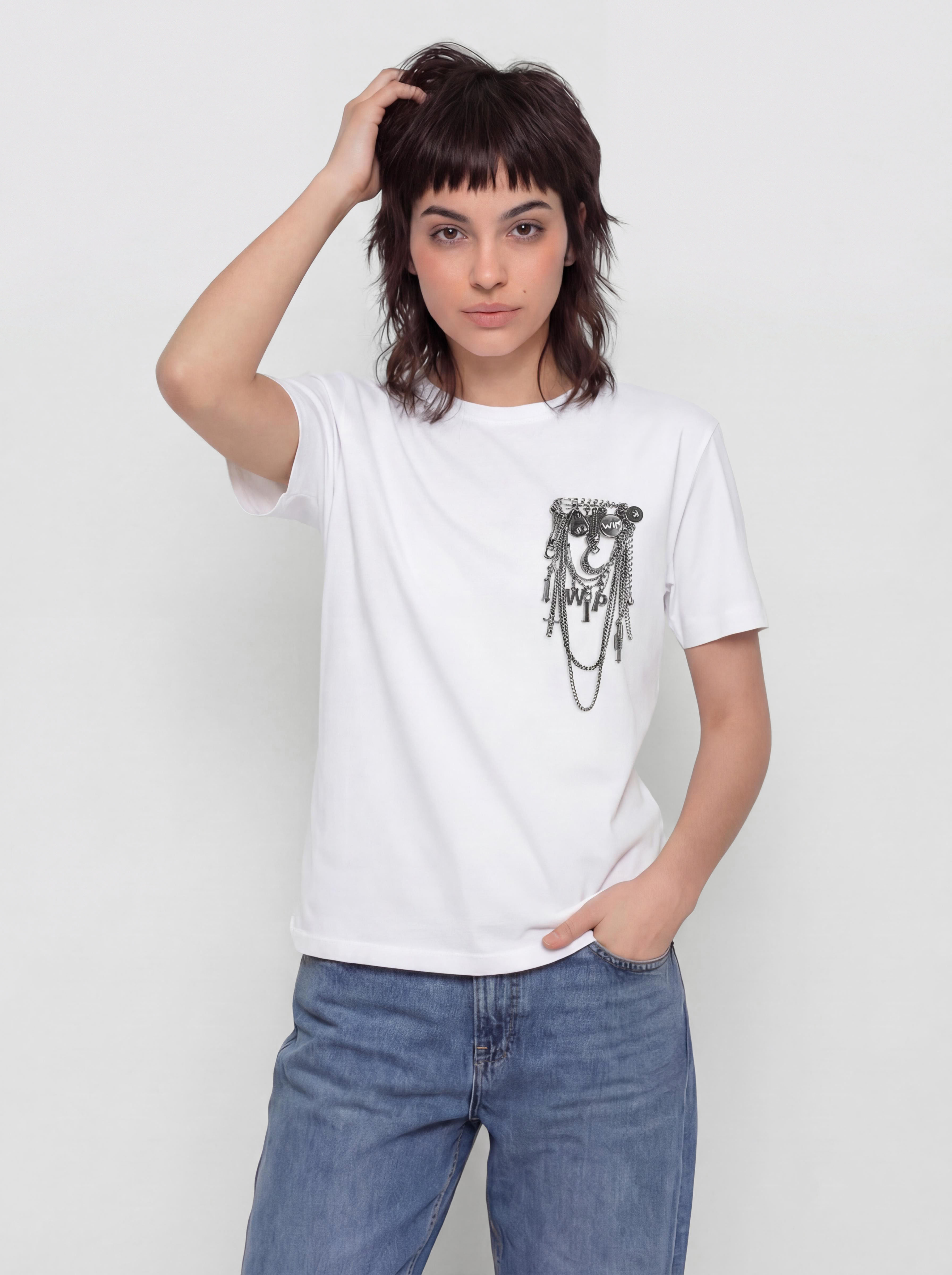 Carhartt WIP T-Shirt Inverted Charm Wmn (white)
