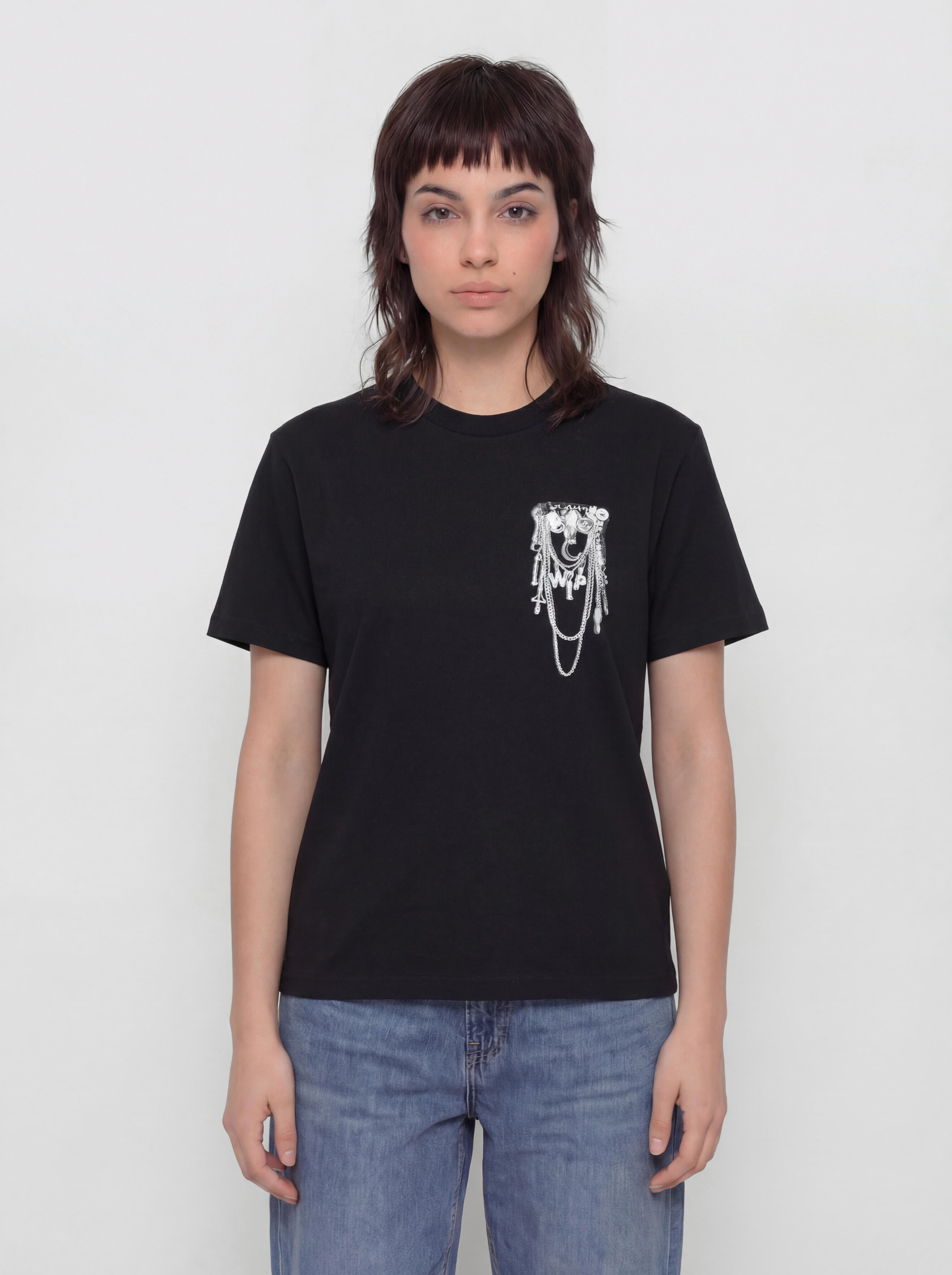Carhartt WIP T-Shirt Inverted Charm Wmn (black)