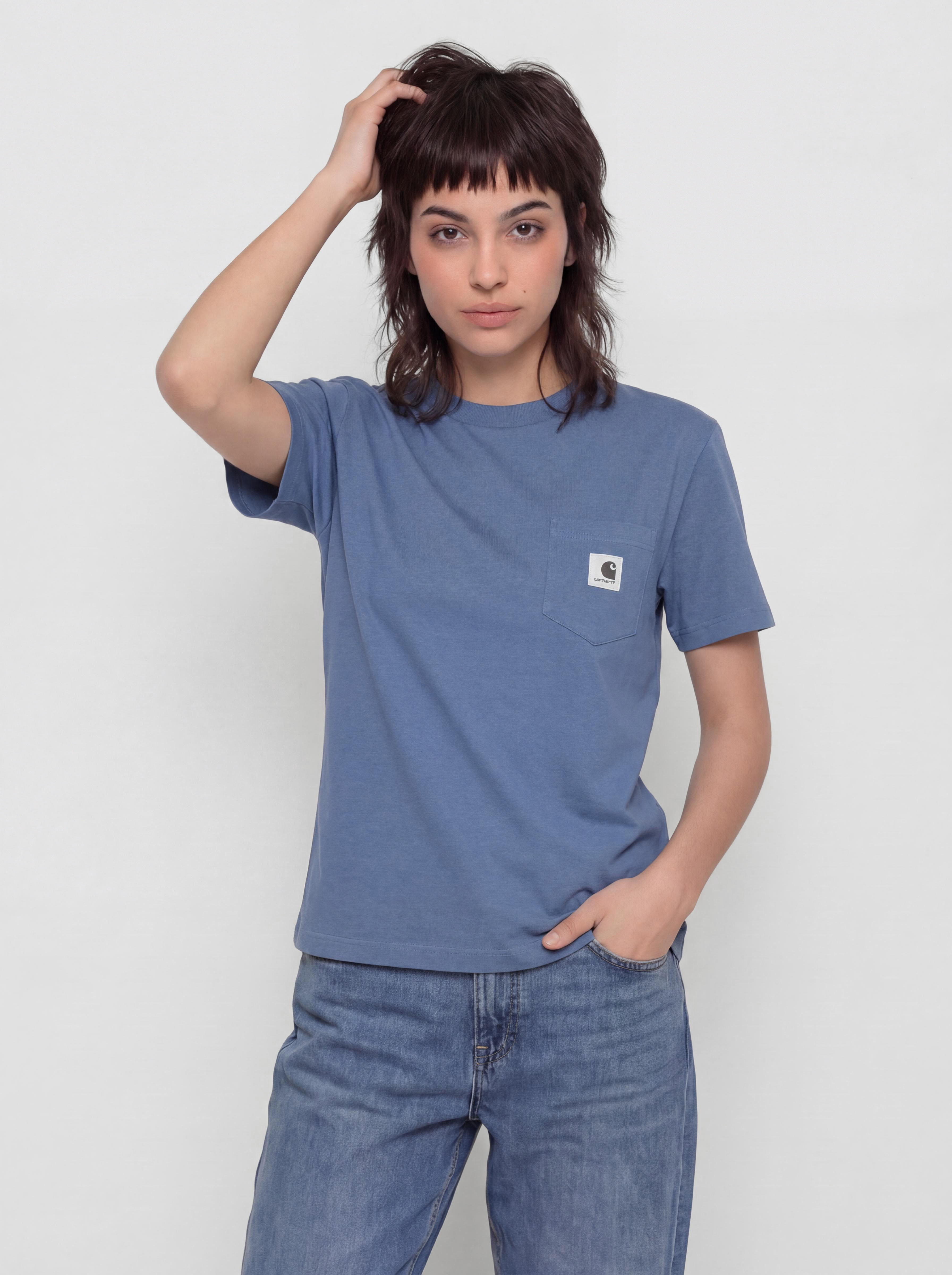Carhartt WIP Pocket Wmn T-Shirt (blue iris)