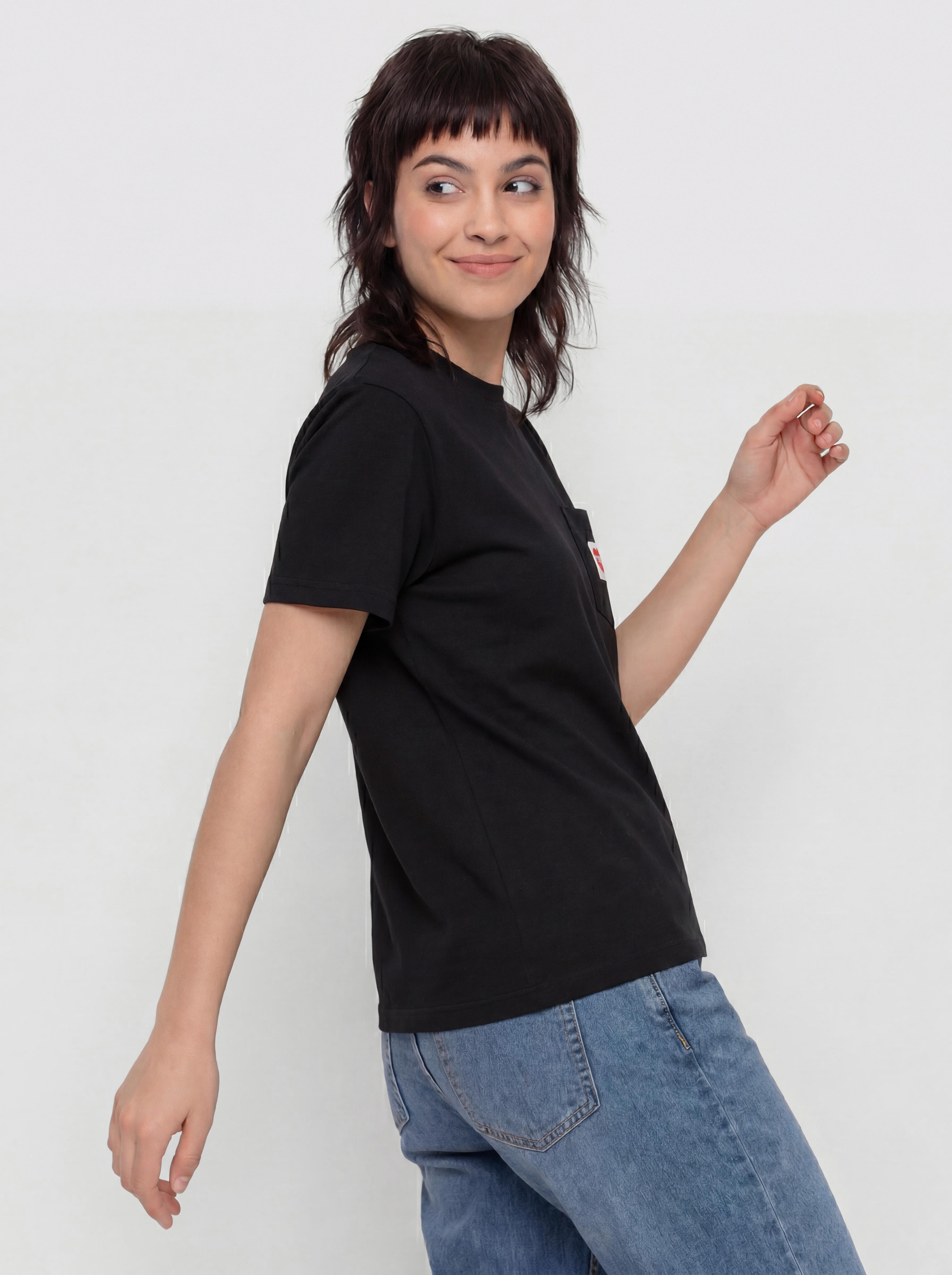 Carhartt WIP Pocket Heart Wmn T-Shirt (black/red)