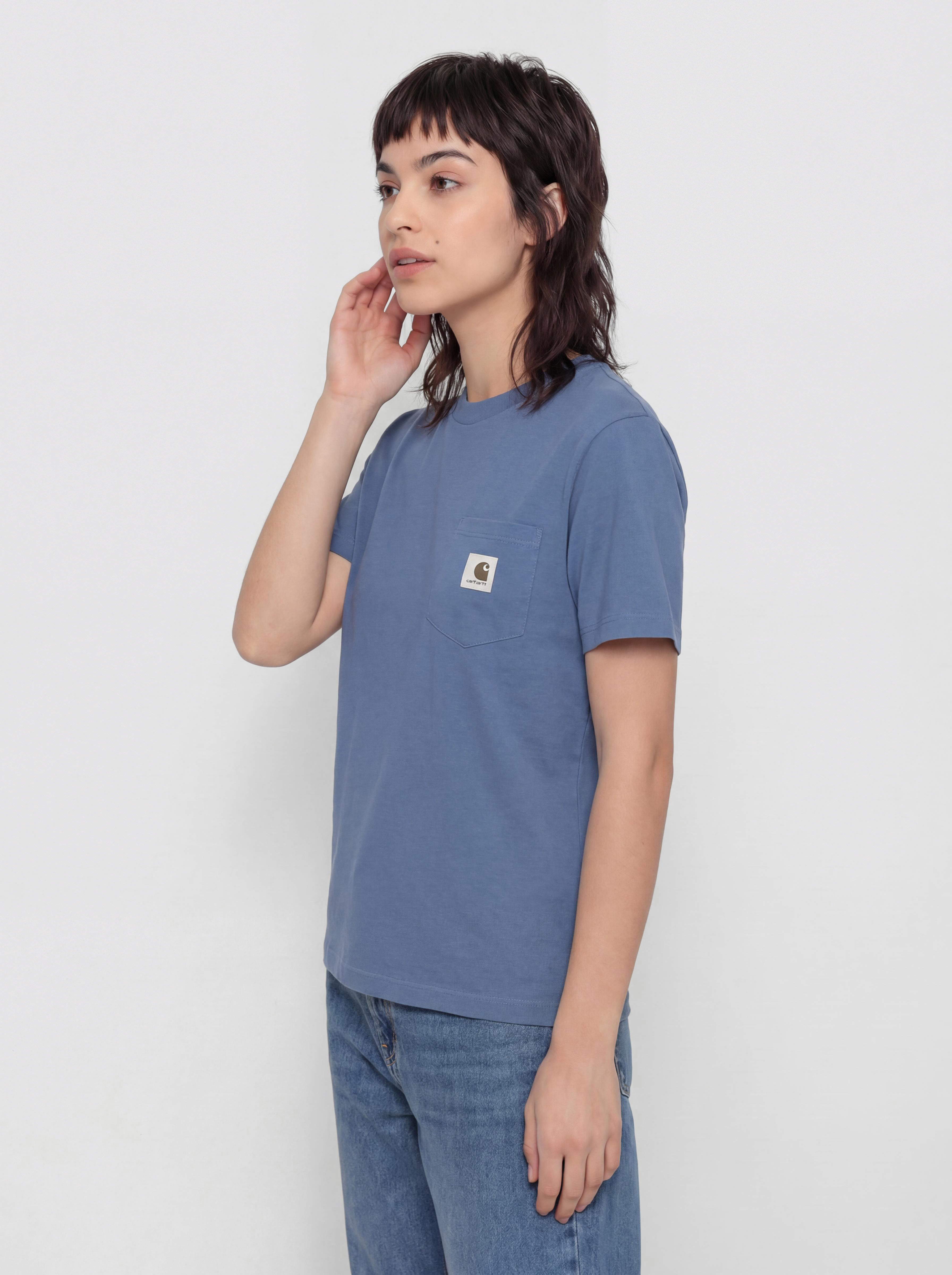 Carhartt WIP Pocket Wmn T-Shirt (blue iris)