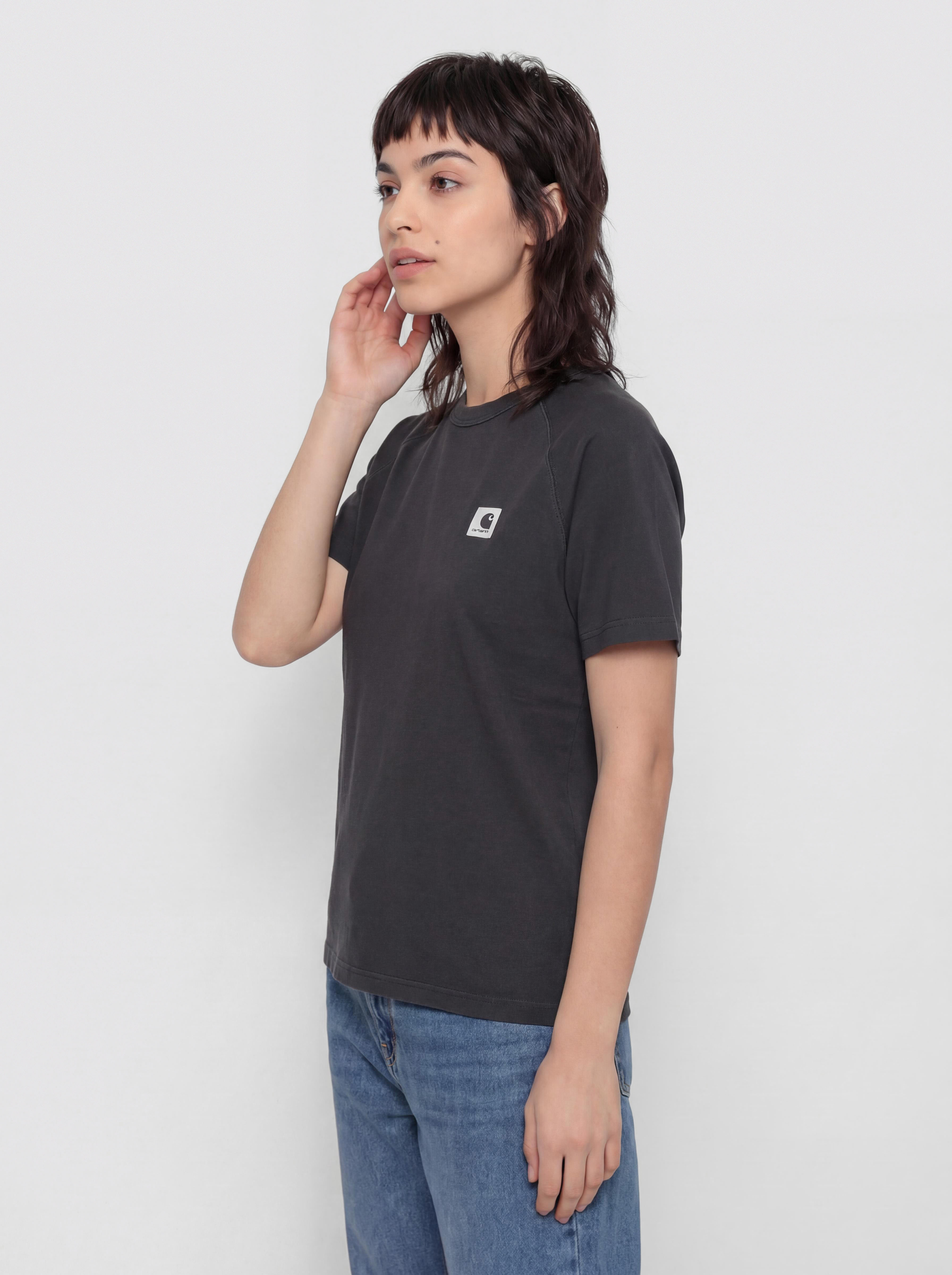 Carhartt WIP Hudson Wmn T-Shirt (black/chalk wash)