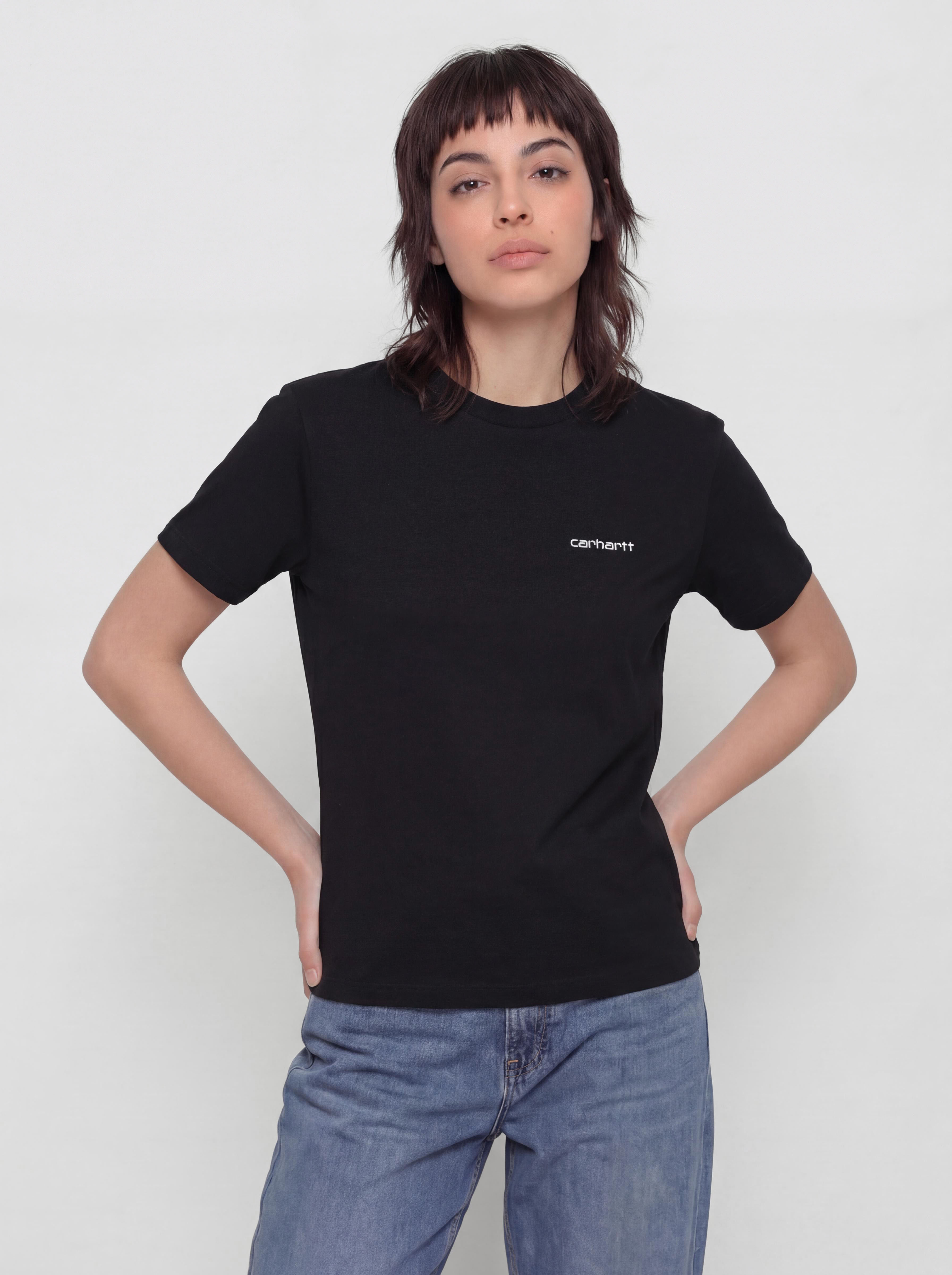 Carhartt WIP Script Embroidery Wmn T-Shirt (black/white)