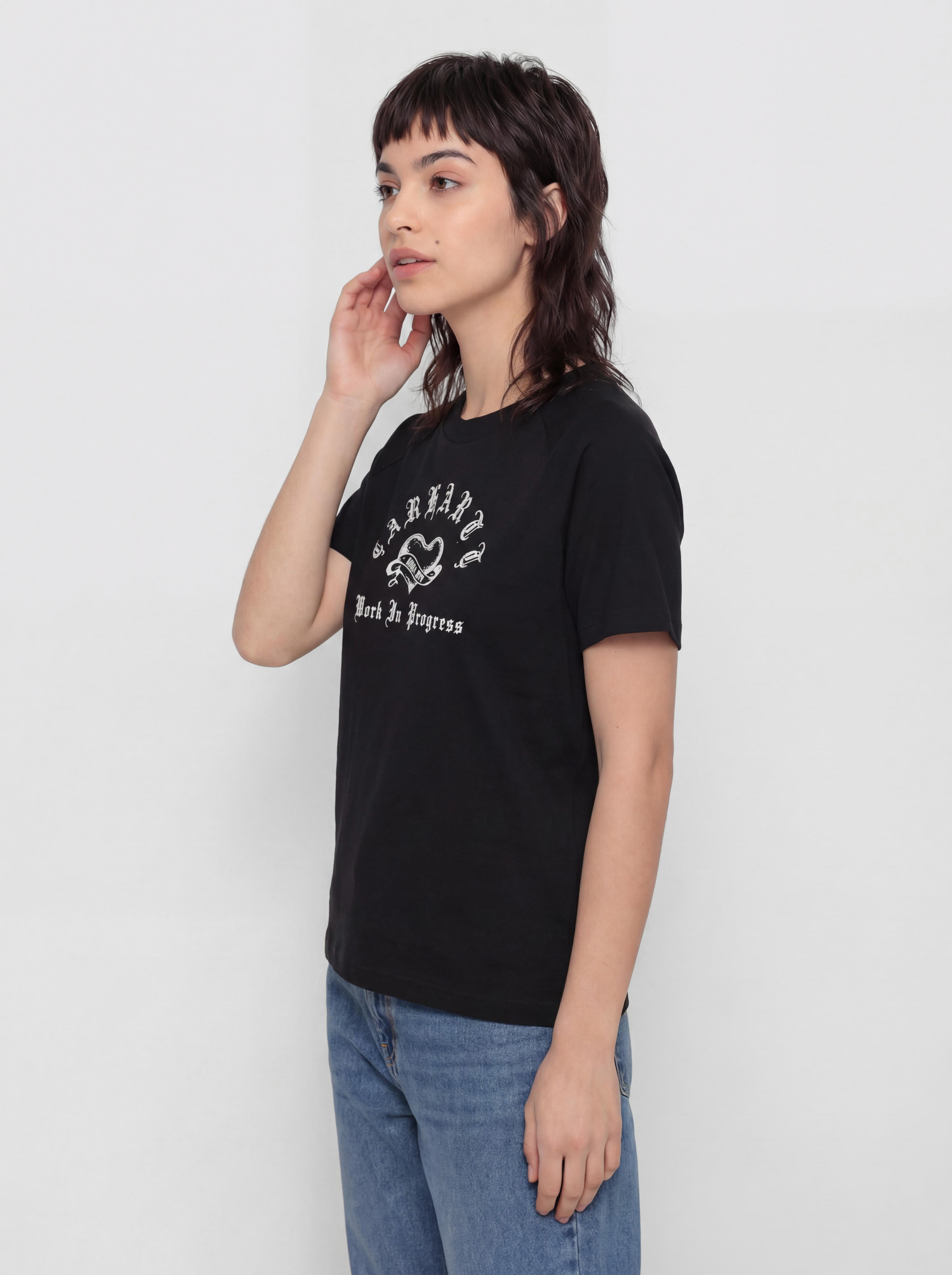 Carhartt WIP T-Shirt Honest Work Wmn (black/white)