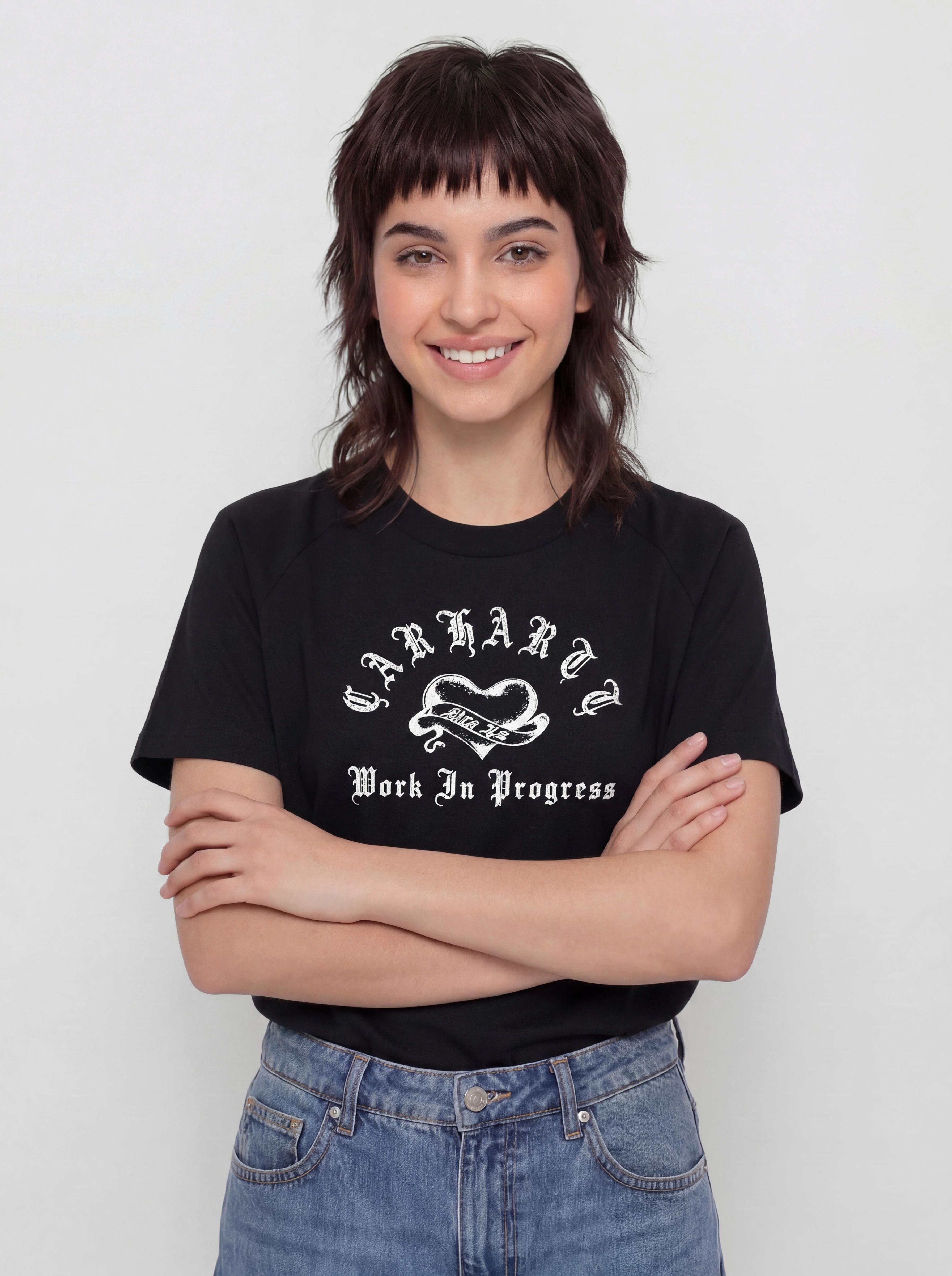 Carhartt WIP T-Shirt Honest Work Wmn (black/white)