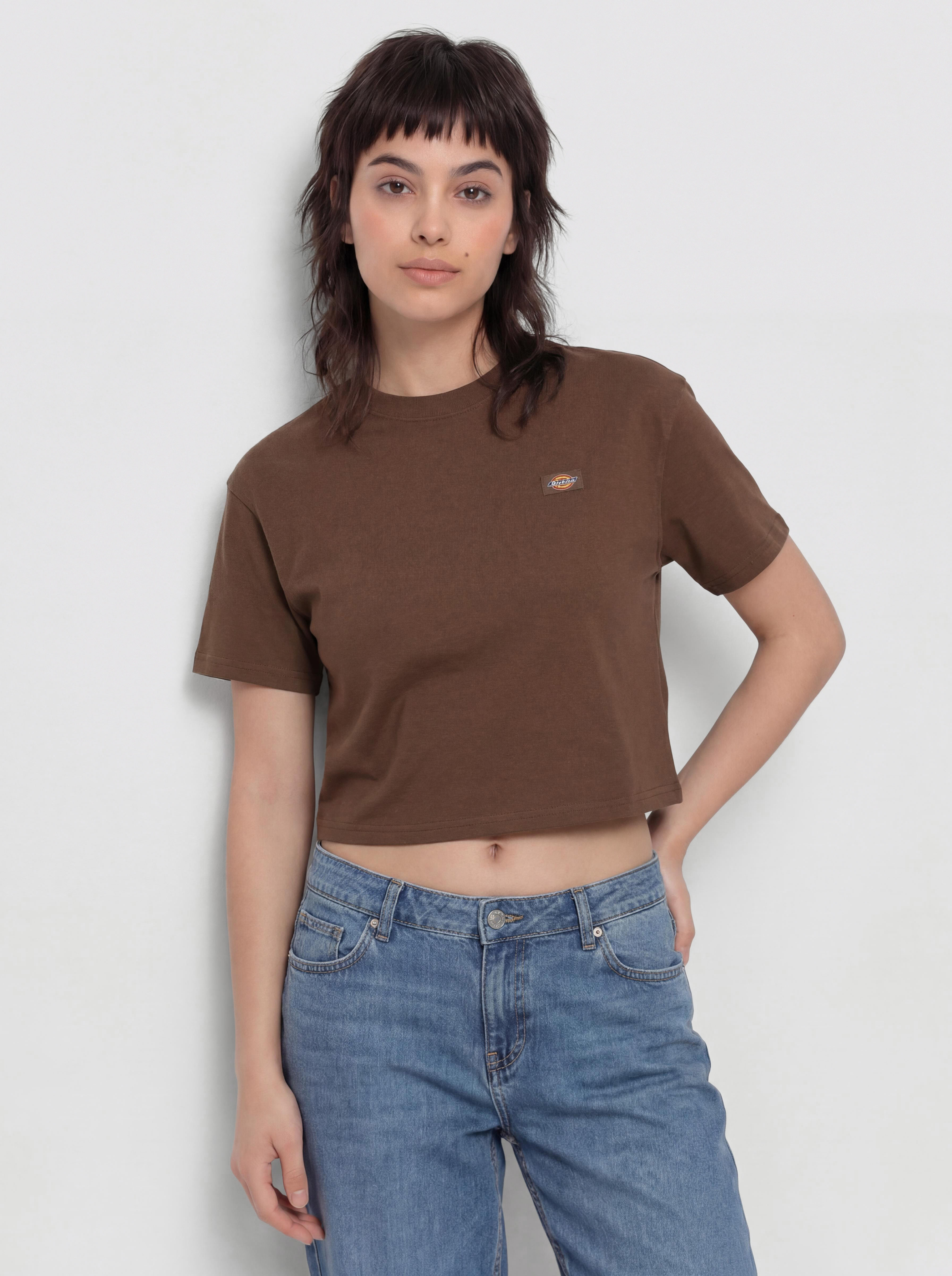 Dickies T-Shirt Oakport Boxy Wmn (timber brown)