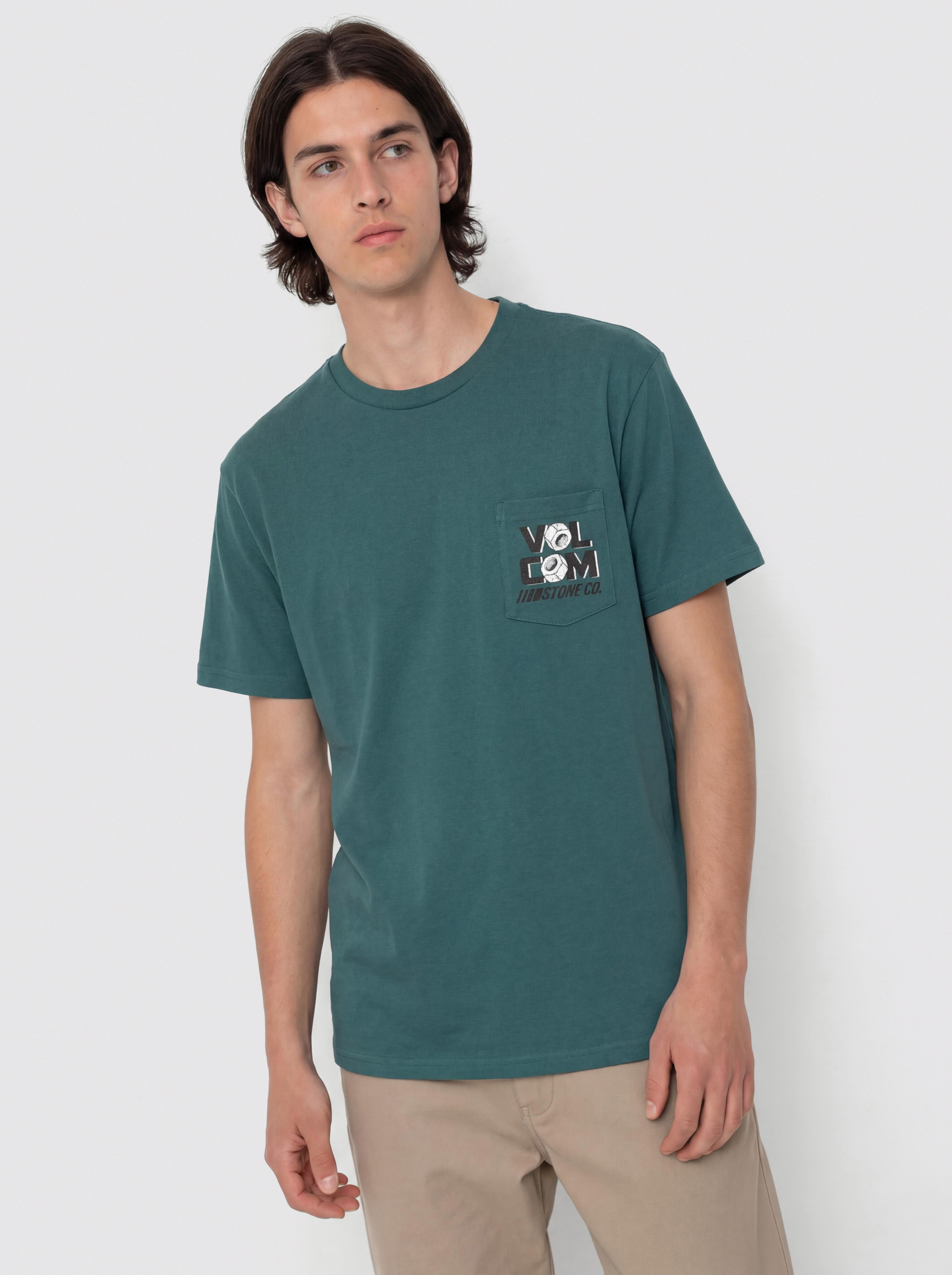 Volcom T-Shirt Parted Out Pocket (rifle green)
