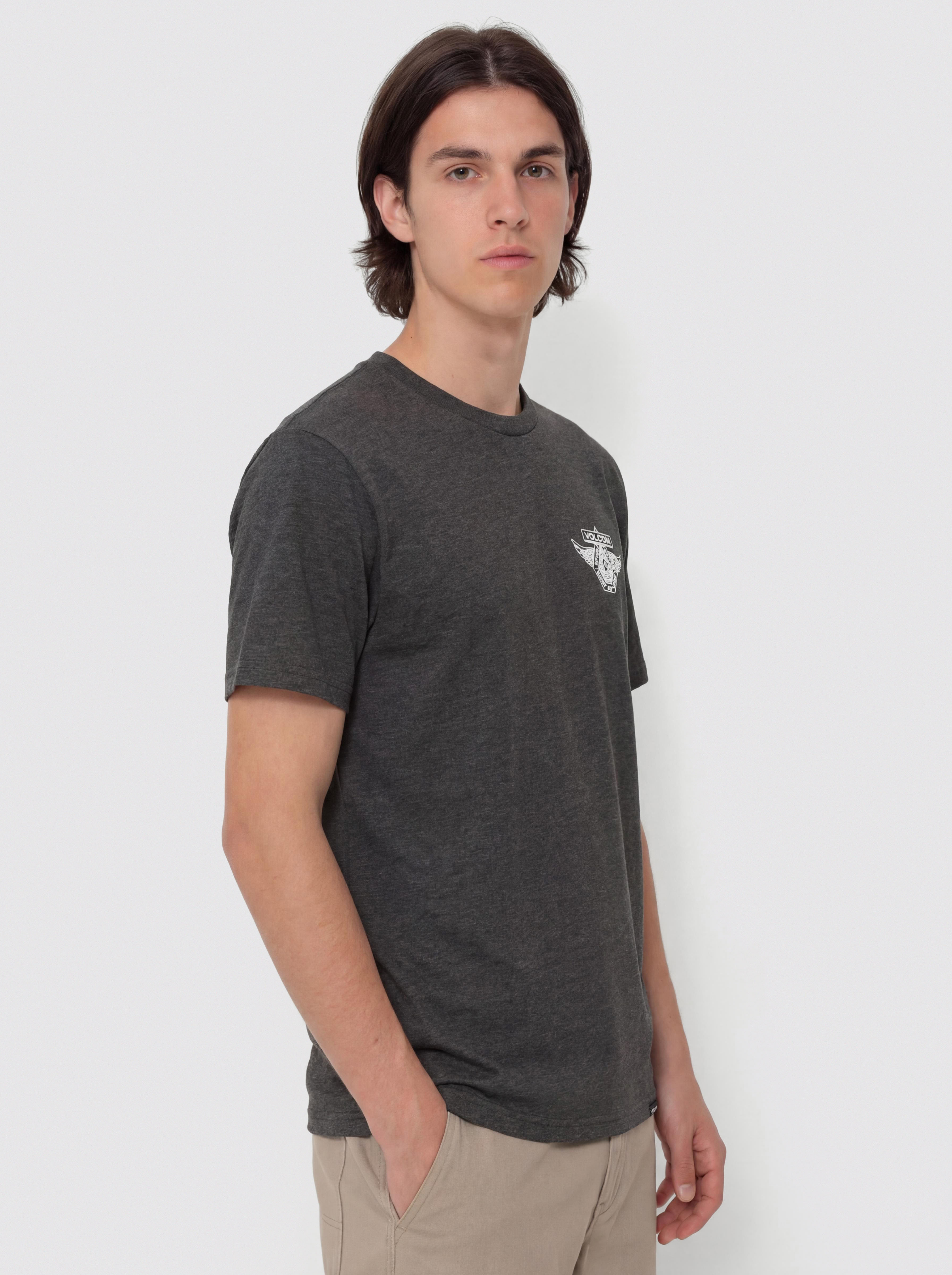 Volcom T-Shirt Free Wheel Hth (heather black)