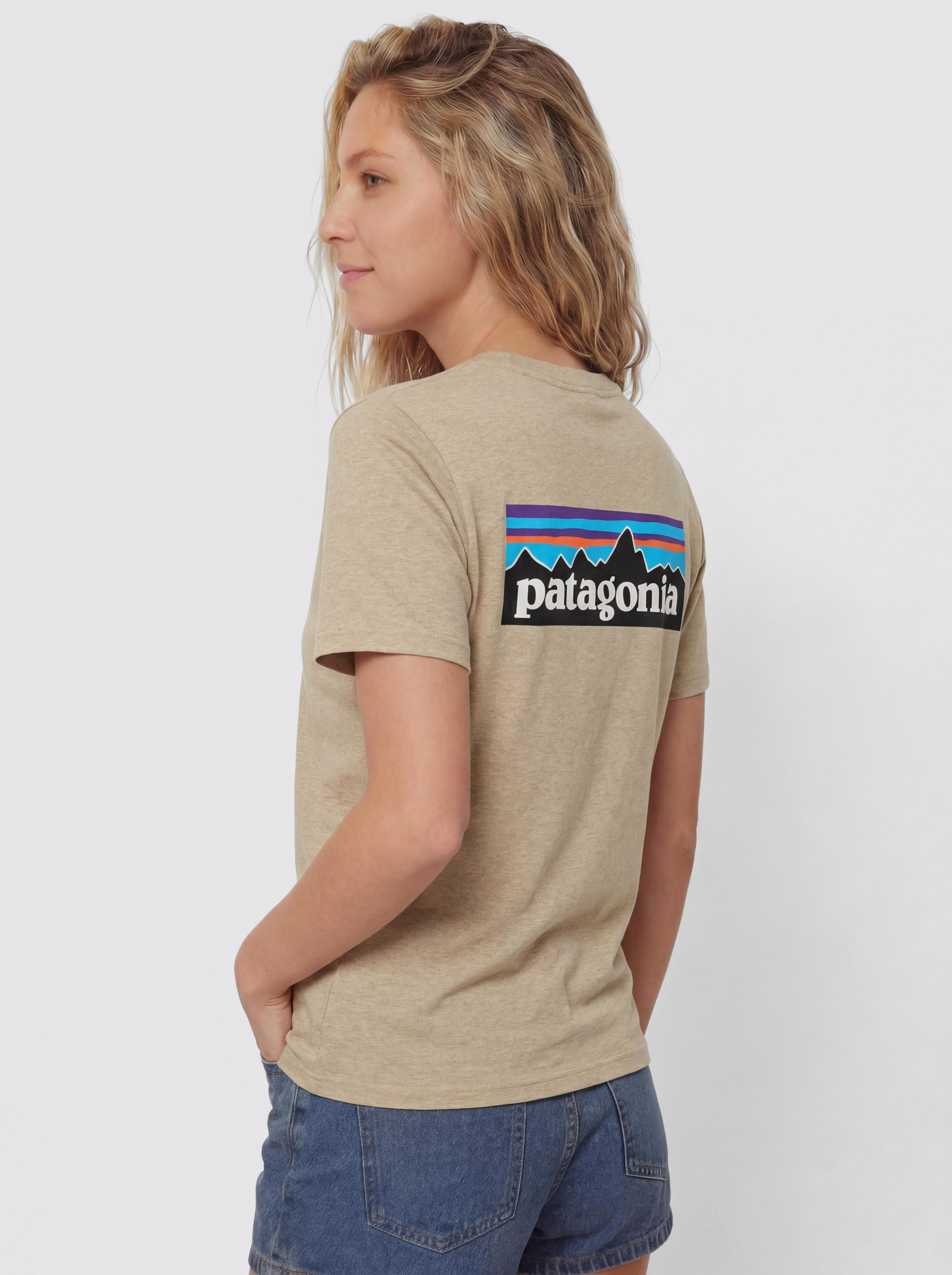 Patagonia P 6 Logo Responsibili Wmn T-Shirt (pumice)