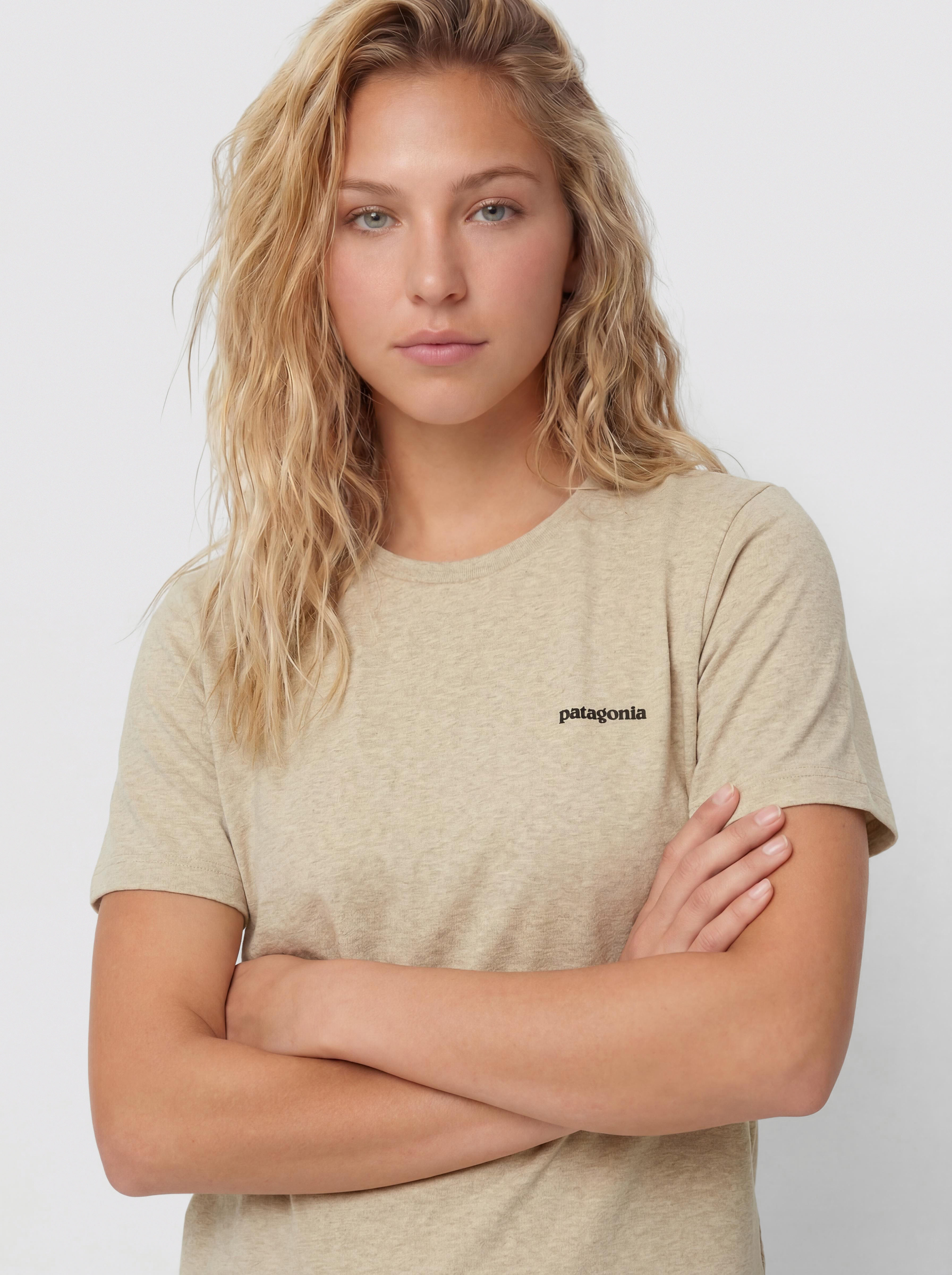 Patagonia P 6 Logo Responsibili Wmn T-Shirt (pumice)