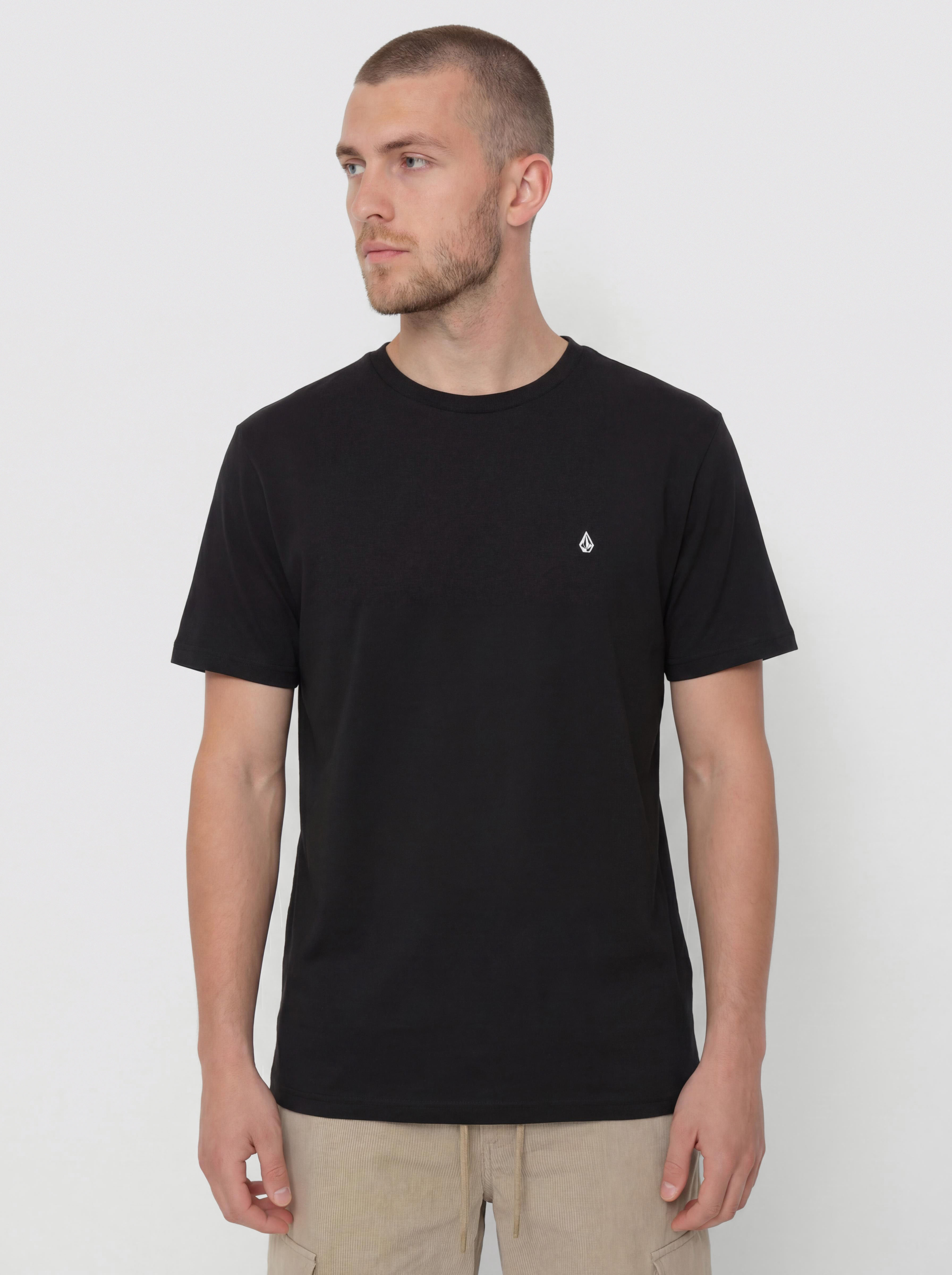 Volcom T-Shirt Stone Blanks Bsc - black (black)