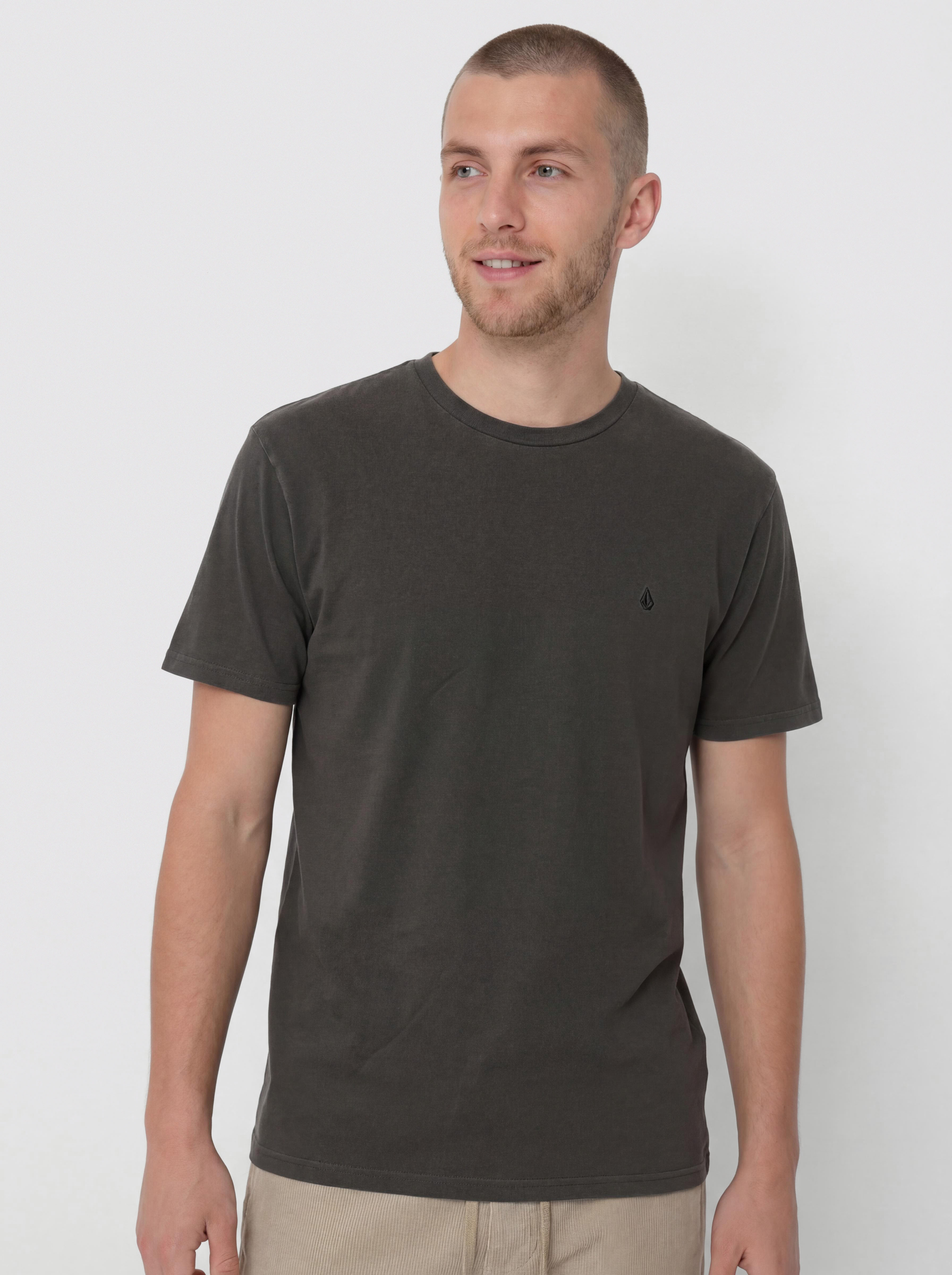Volcom Solid Stone Emb T-Shirt (black)