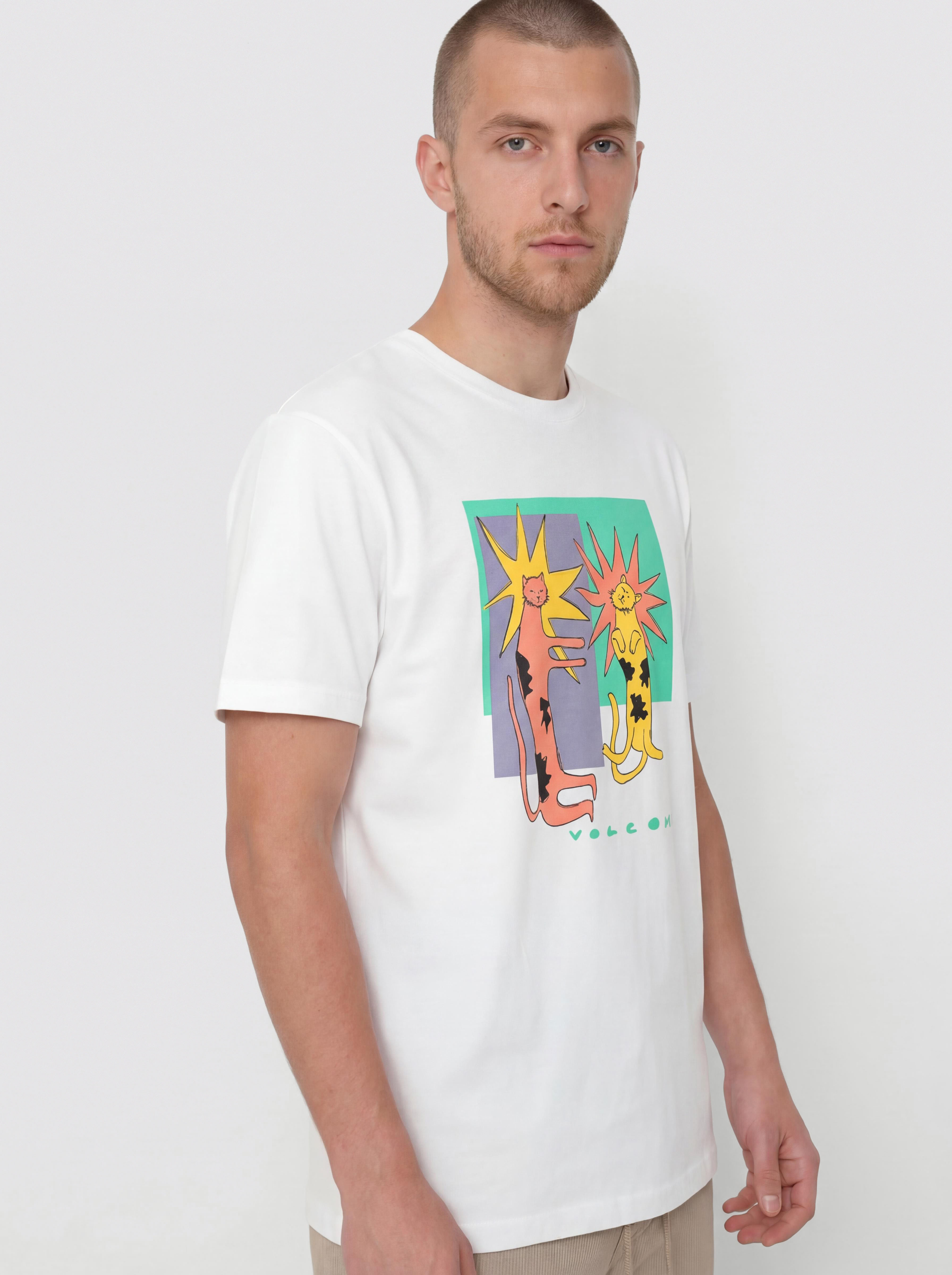 Volcom Longo Cats Bsc T-Shirt (white)