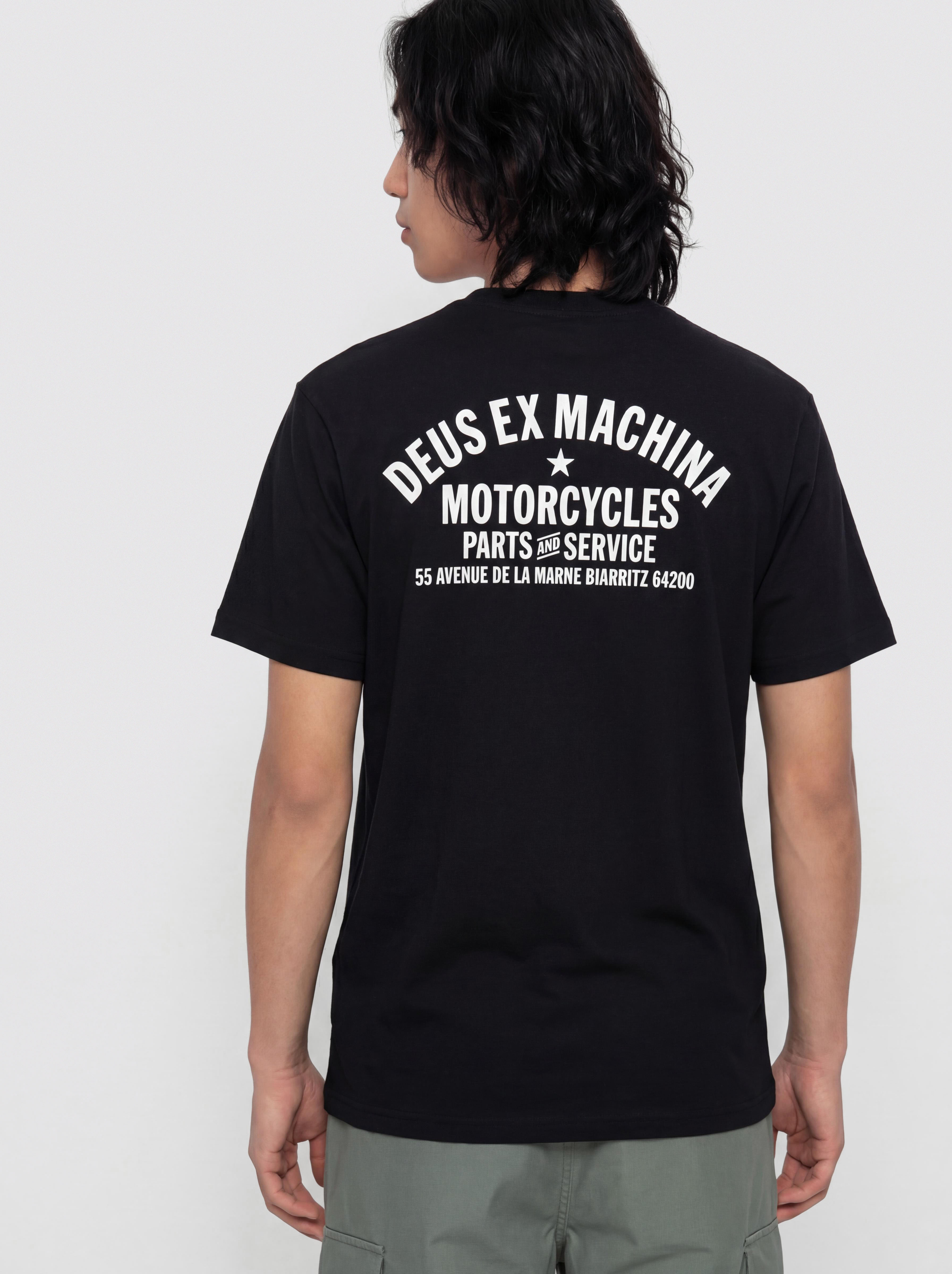 Deus Ex Machina Biarritz Address T-Shirt (black)