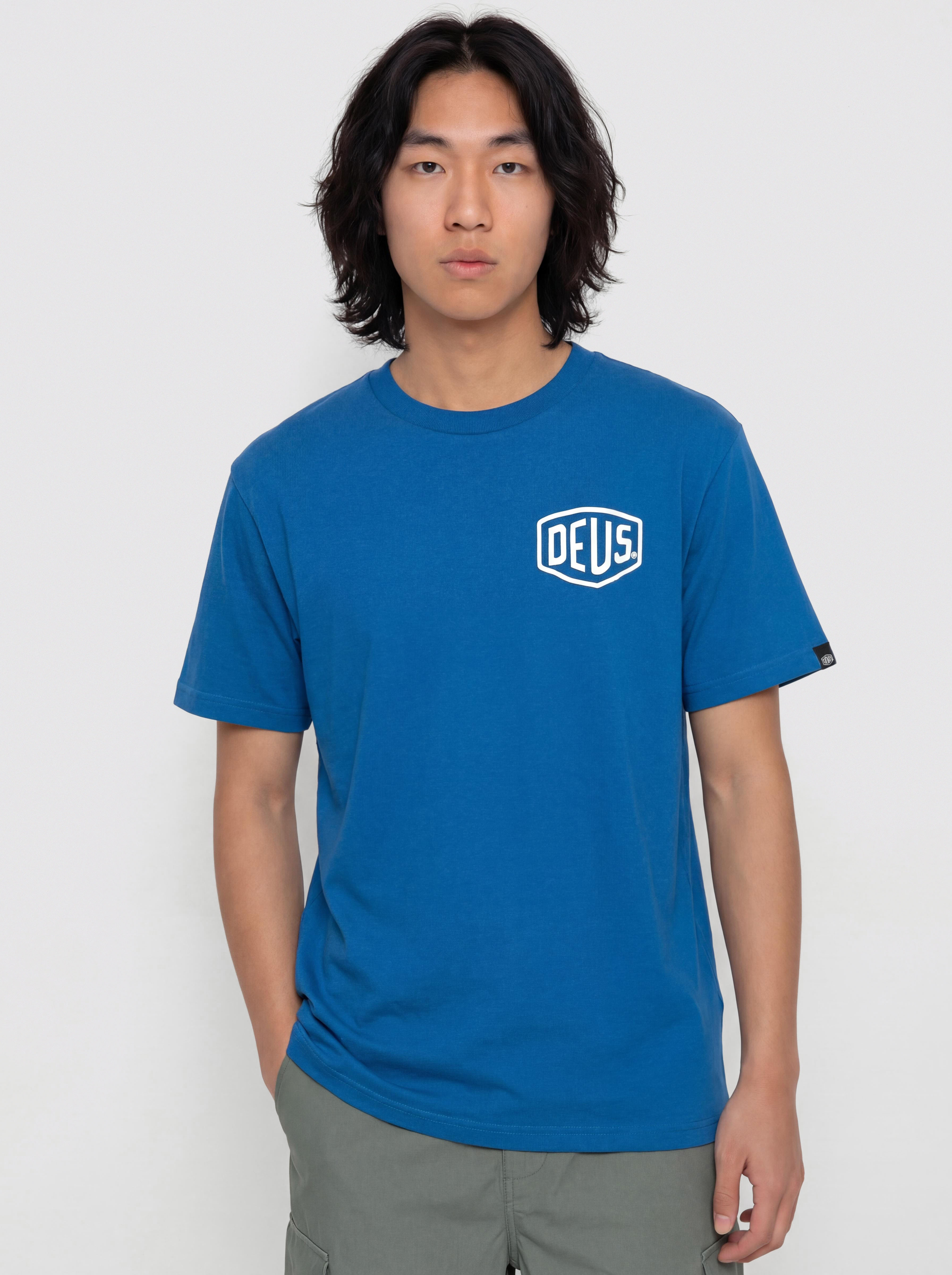 Deus Ex Machina Venice Address T-Shirt - blue (classic blue)