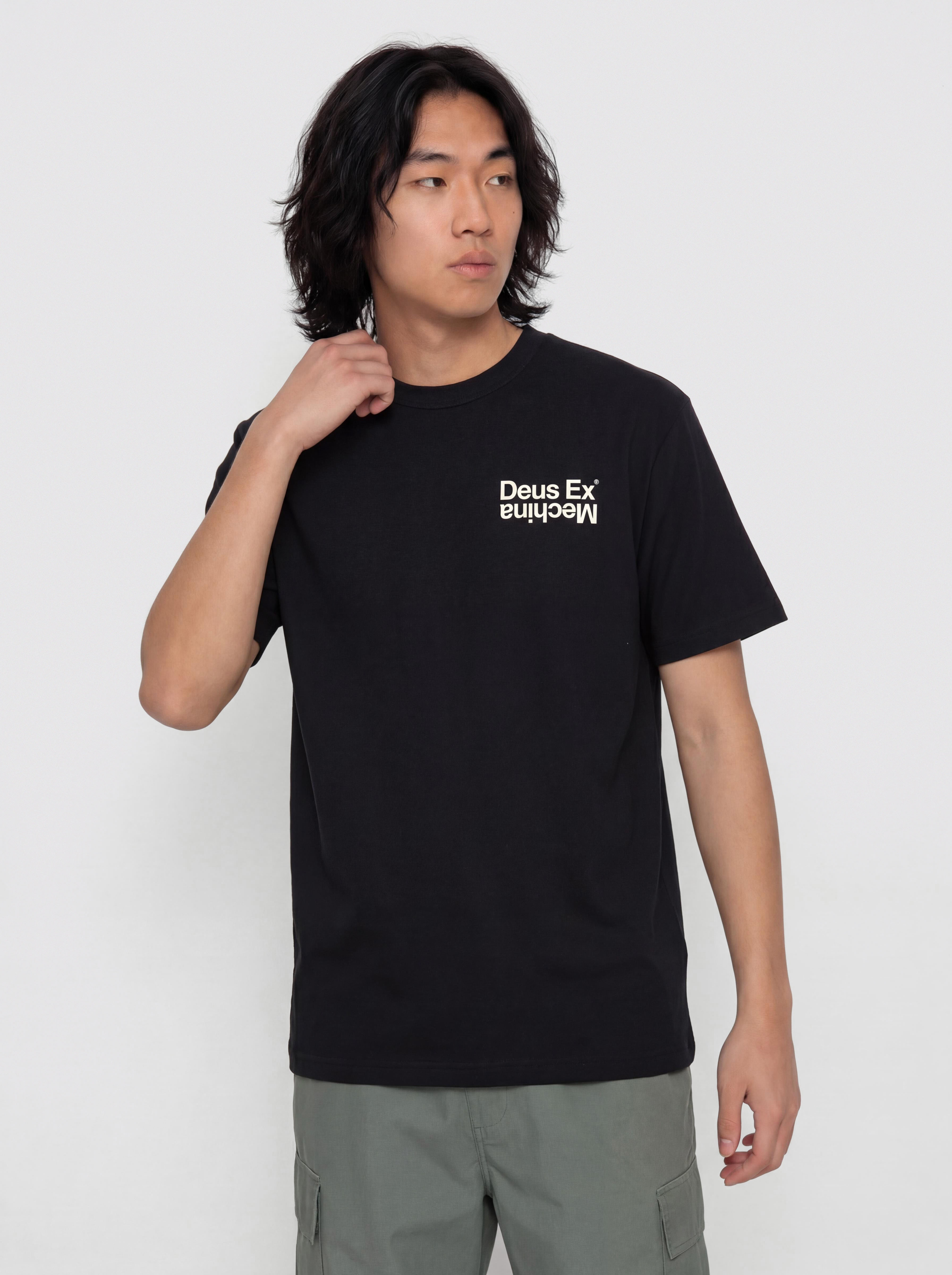 Deus Ex Machina Axis T-Shirt - black, golden (black)