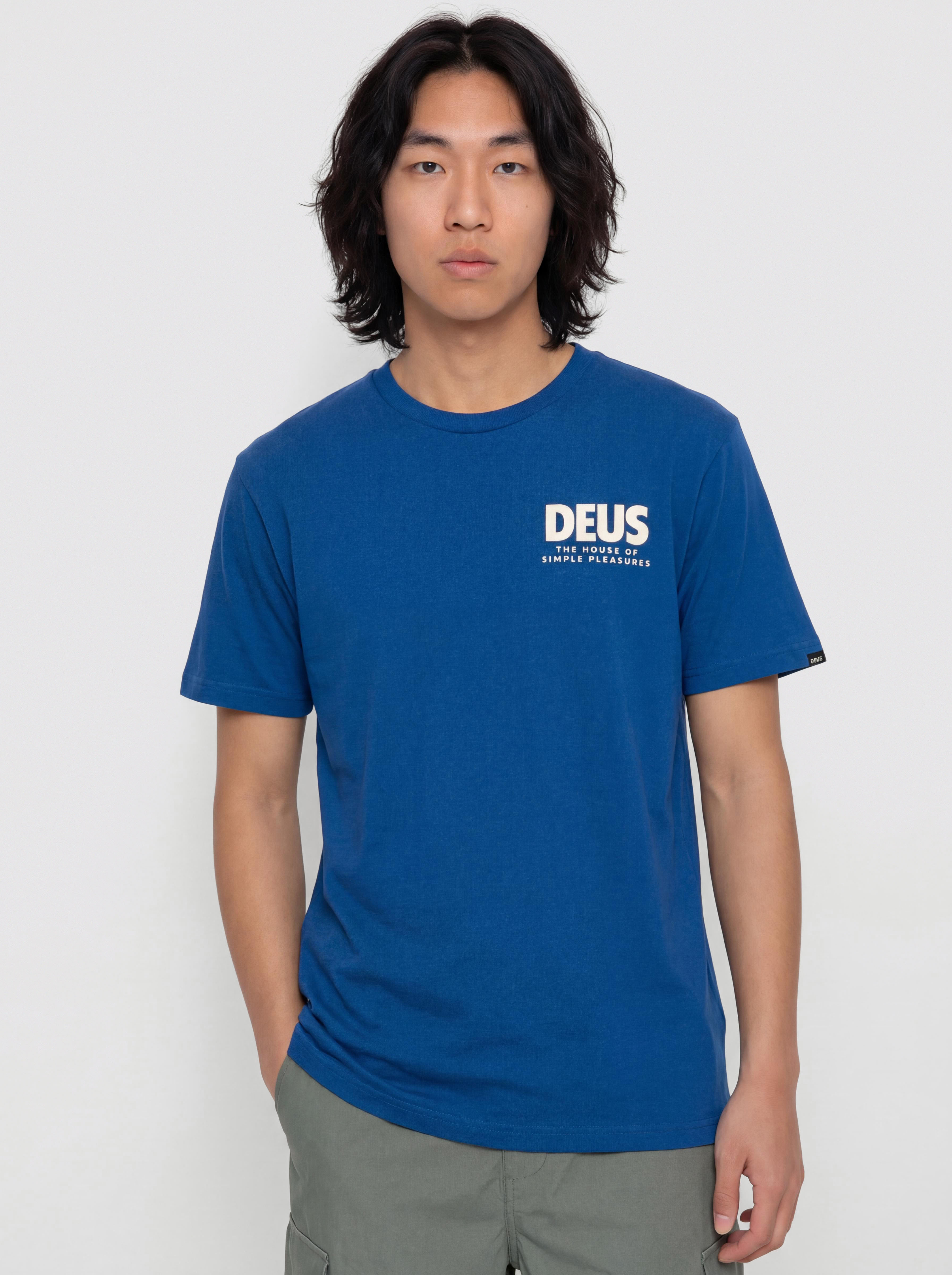 Deus Ex Machina T-Shirt Chromium (classic blue)