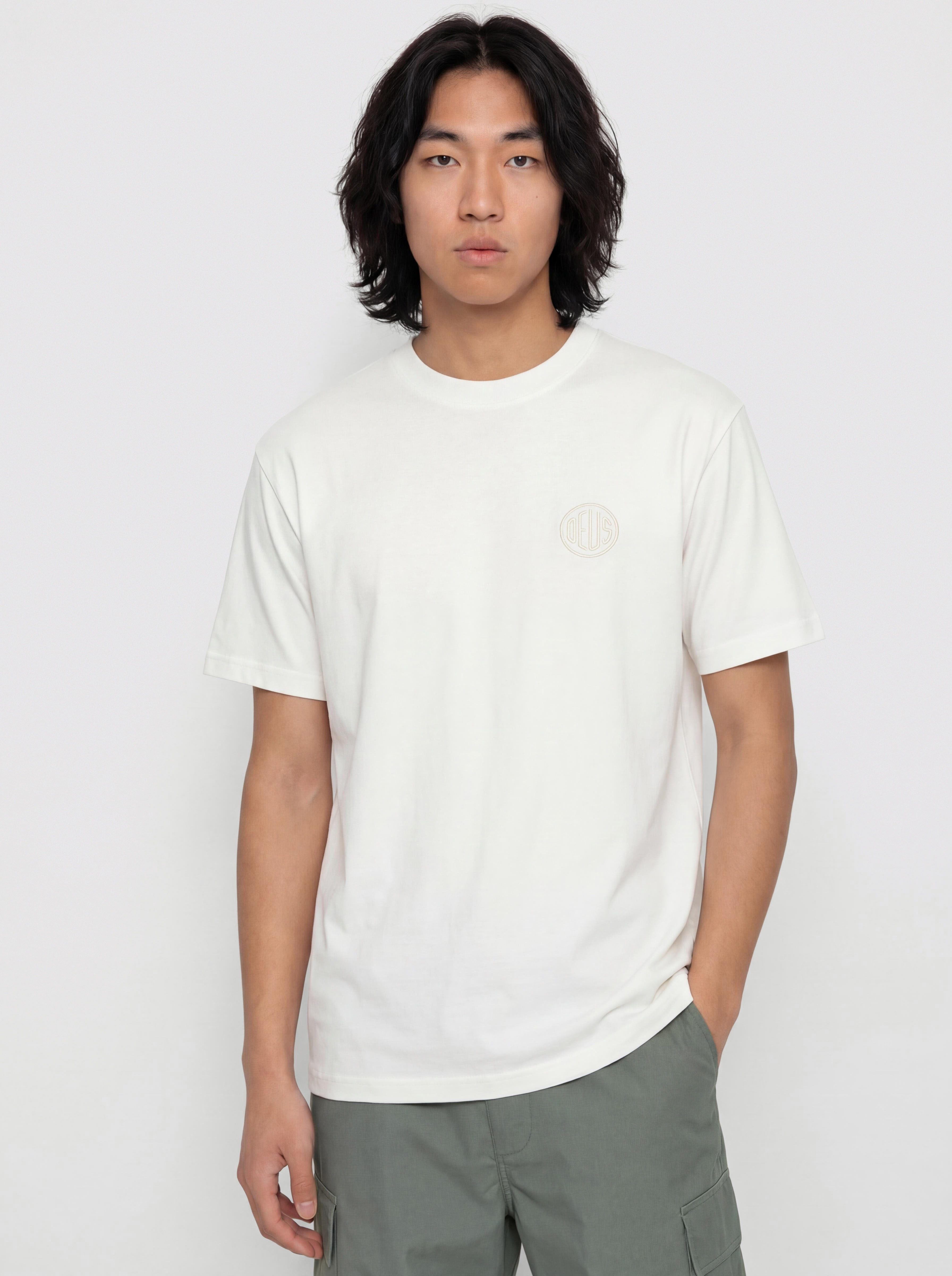 Deus Ex Machina Pill Logo T-Shirt (vintage white)