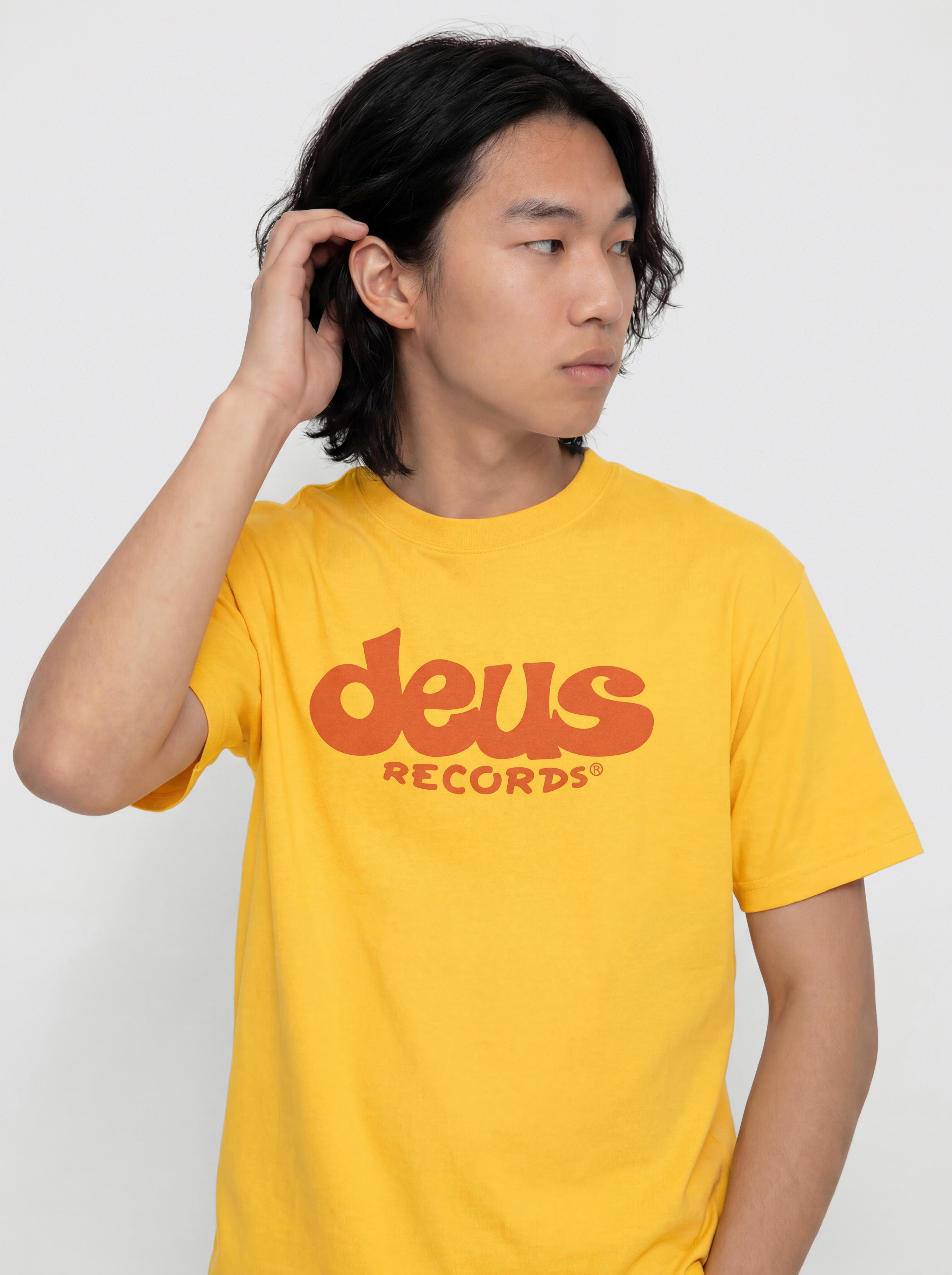 Deus Ex Machina Smile T-Shirt - yellow (citrus yellow)