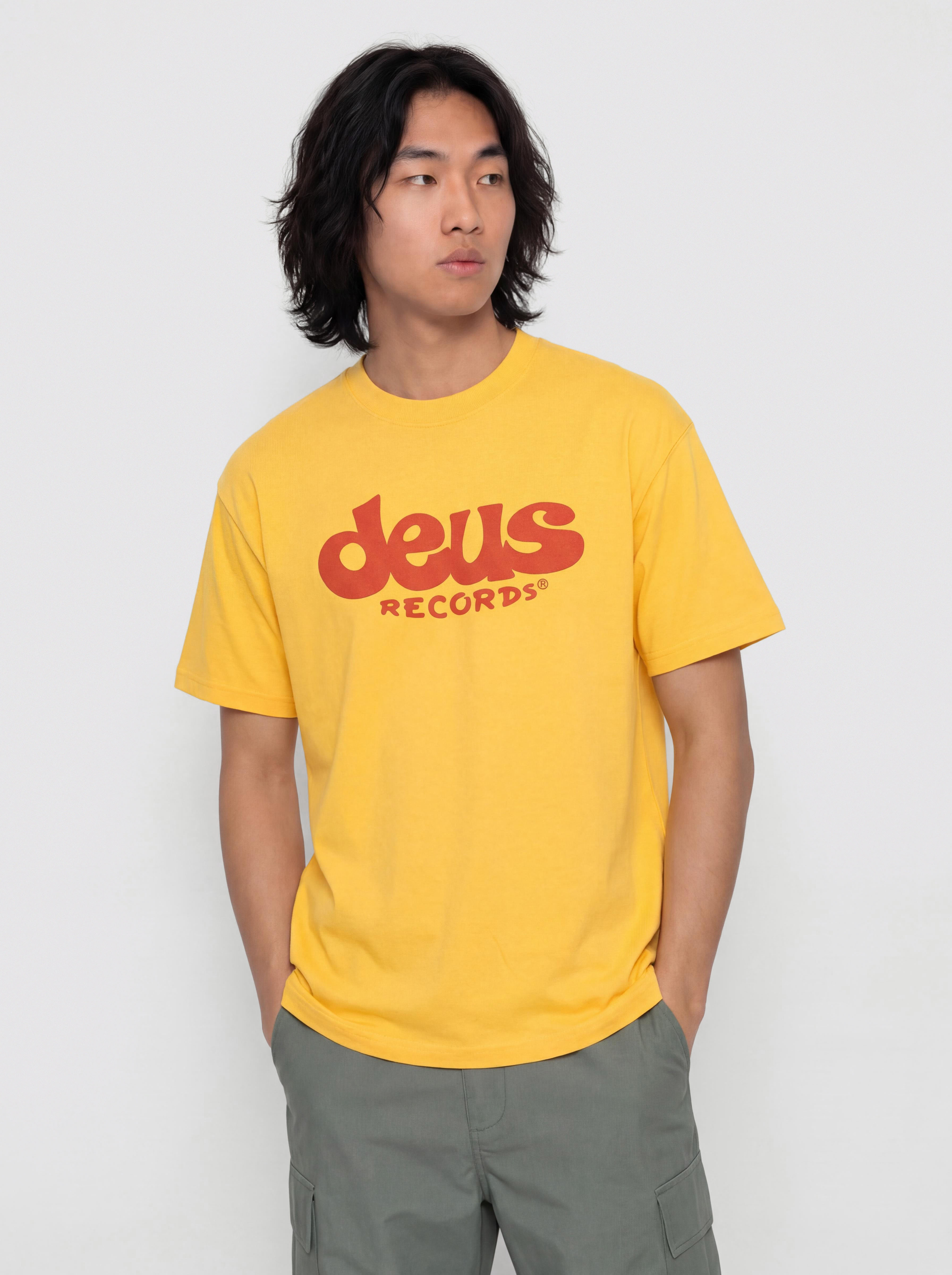 Deus Ex Machina Smile T-Shirt (citrus yellow)
