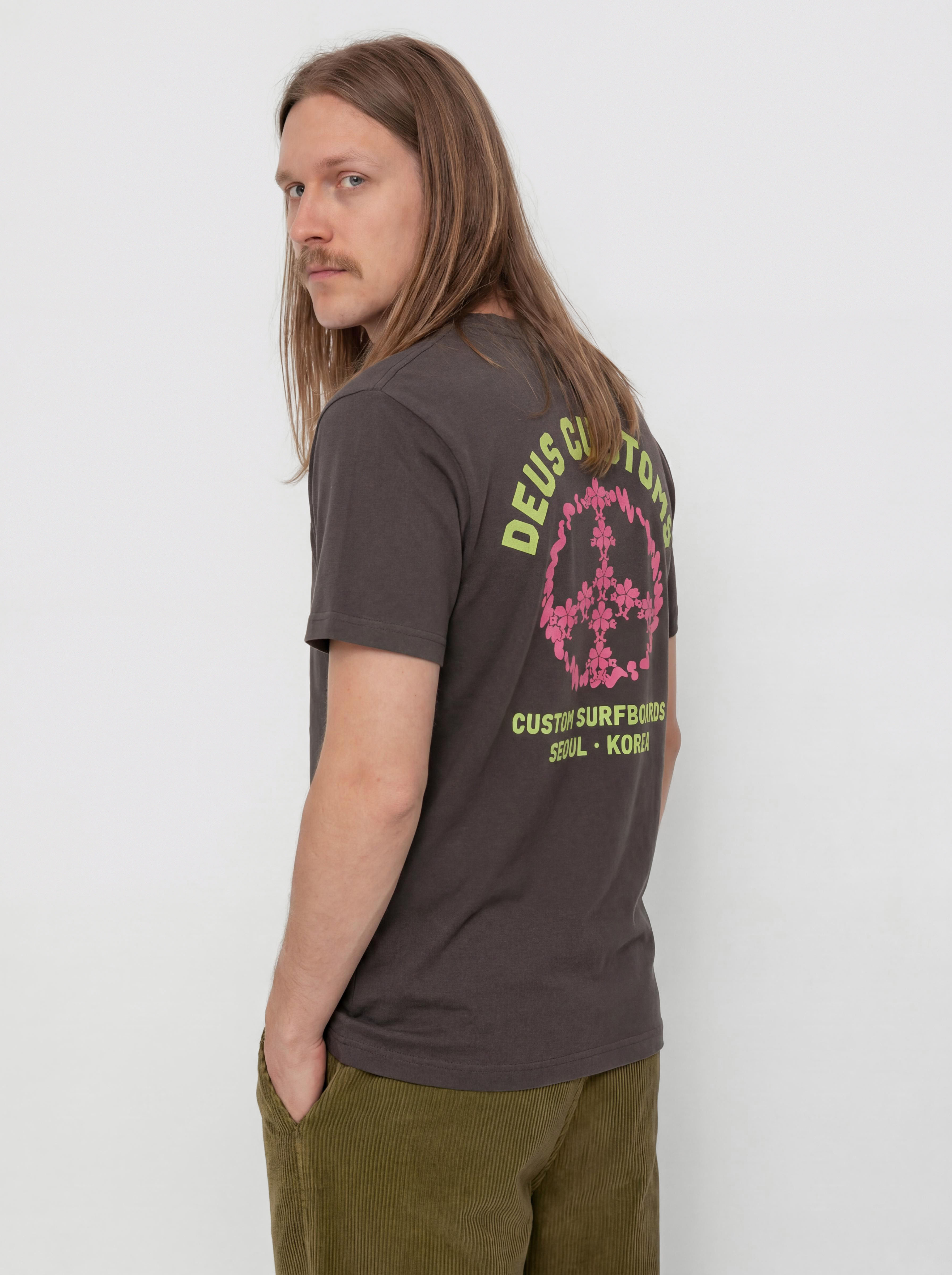 Deus Ex Machina Fancy Pansy T-Shirt (anthracite)