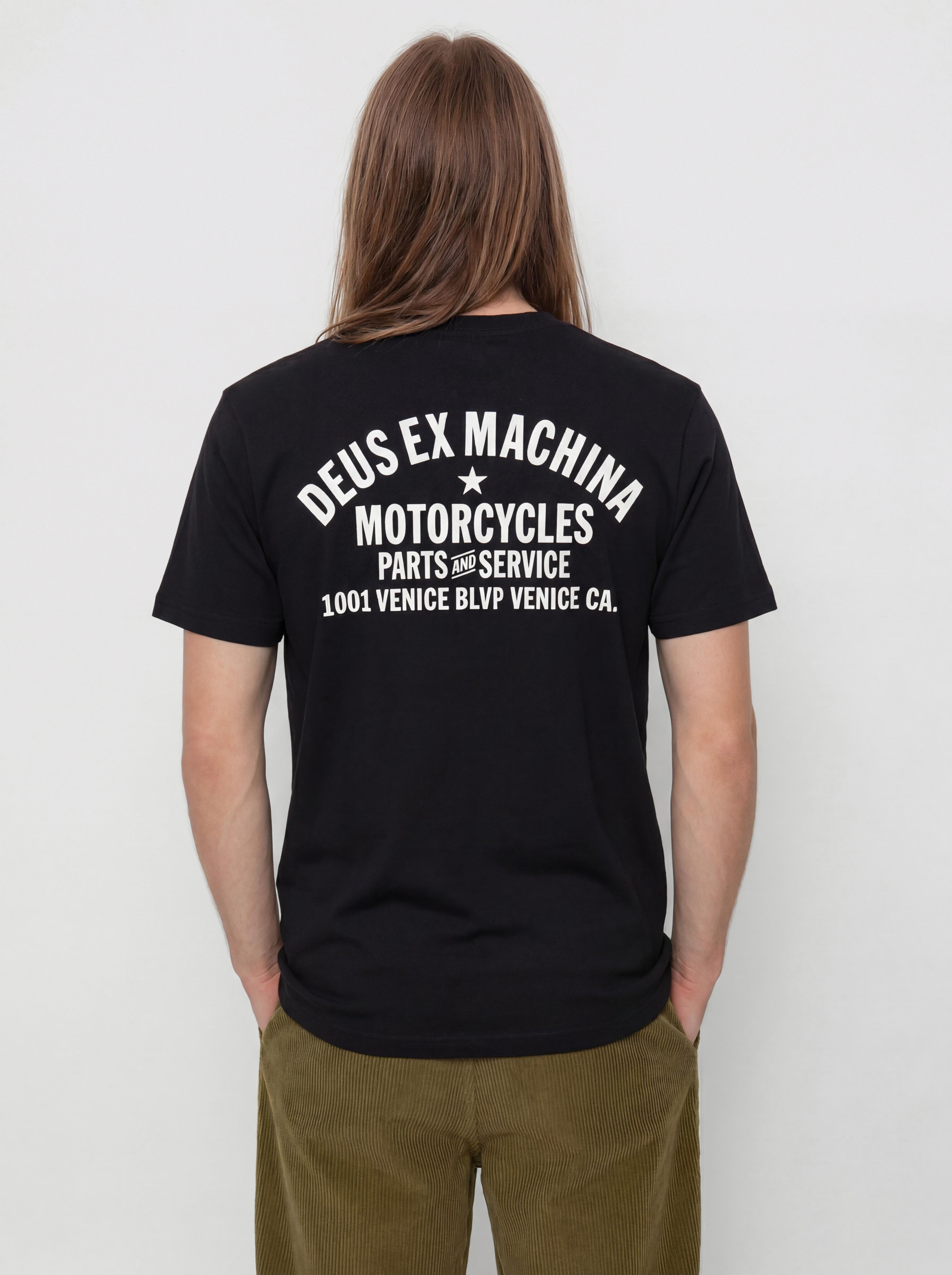 Deus Ex Machina Venice Address T-Shirt (black)
