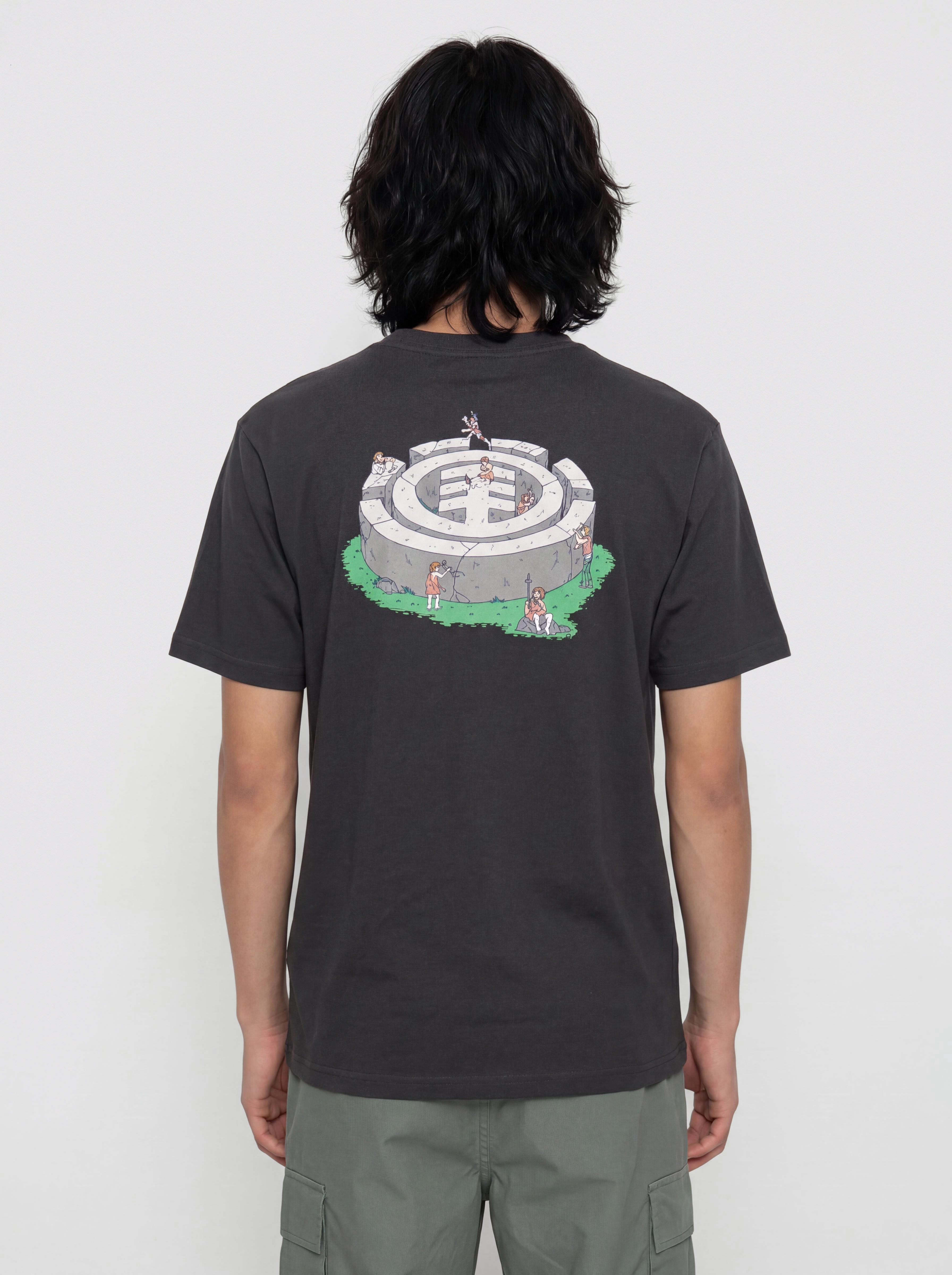 Element T-Shirt Stone Age (off black)
