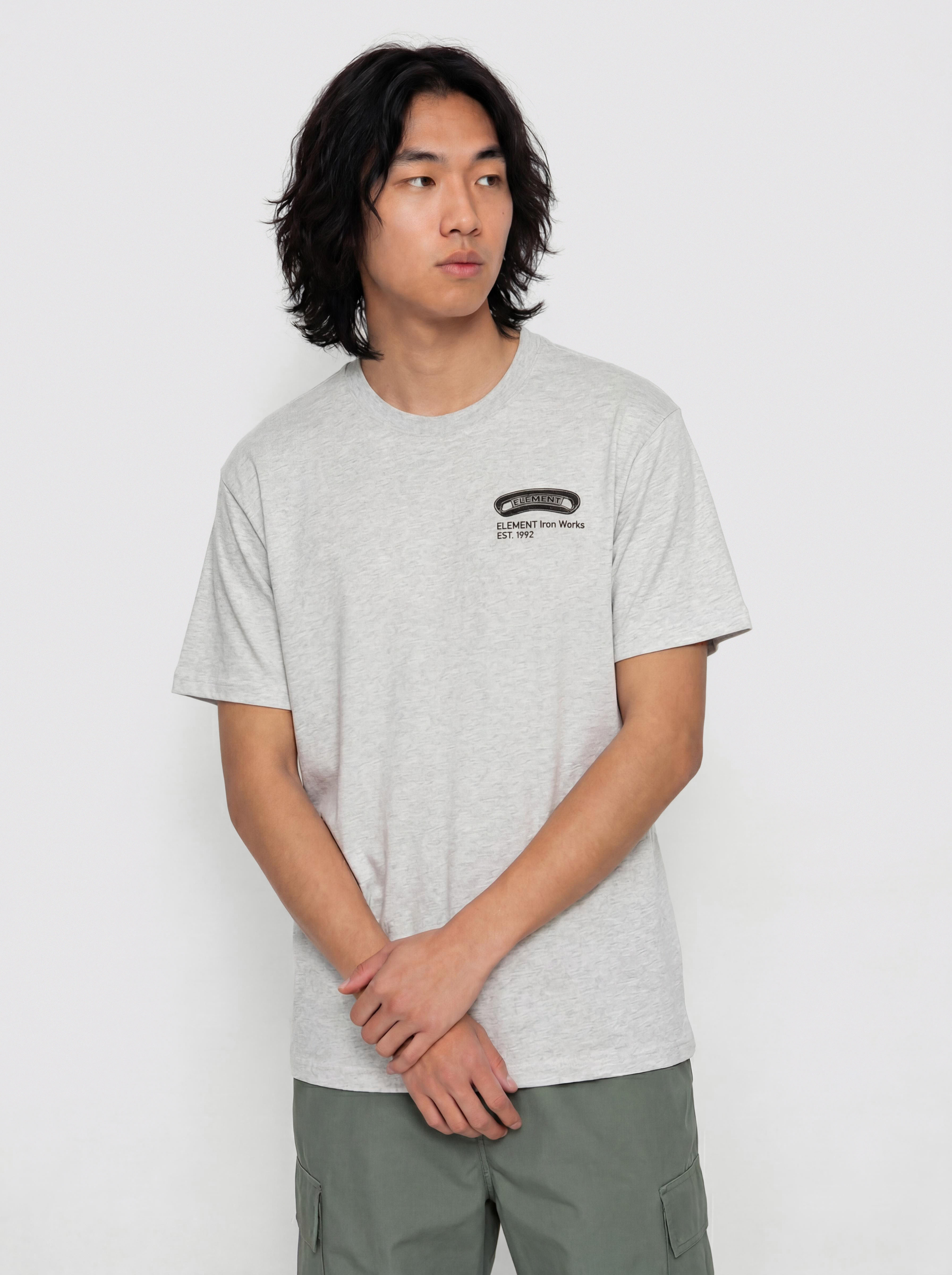Element Iron Works T-Shirt (mid grey heather)