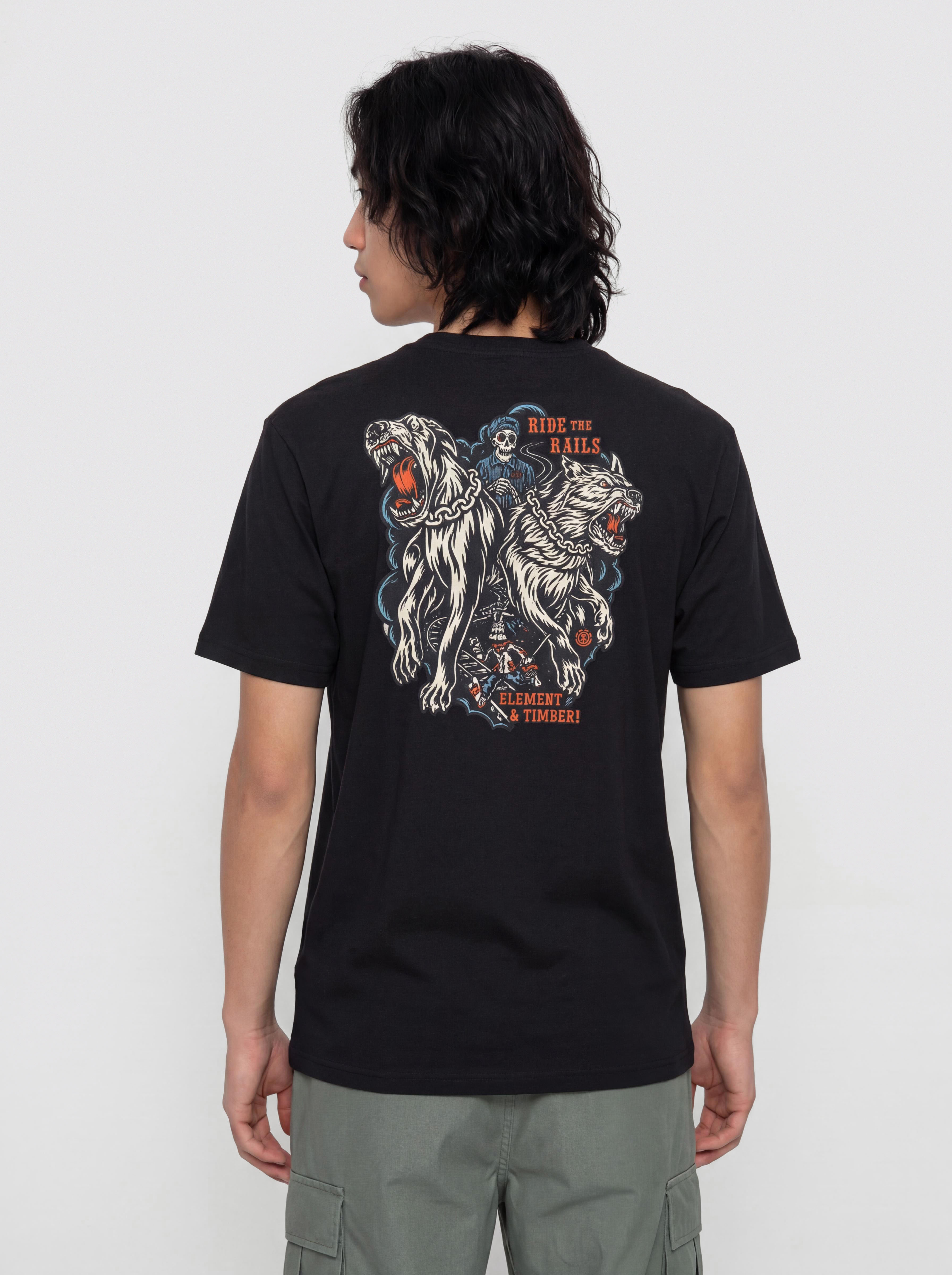 Element T-Shirt Timber Guard Dogs (off black)