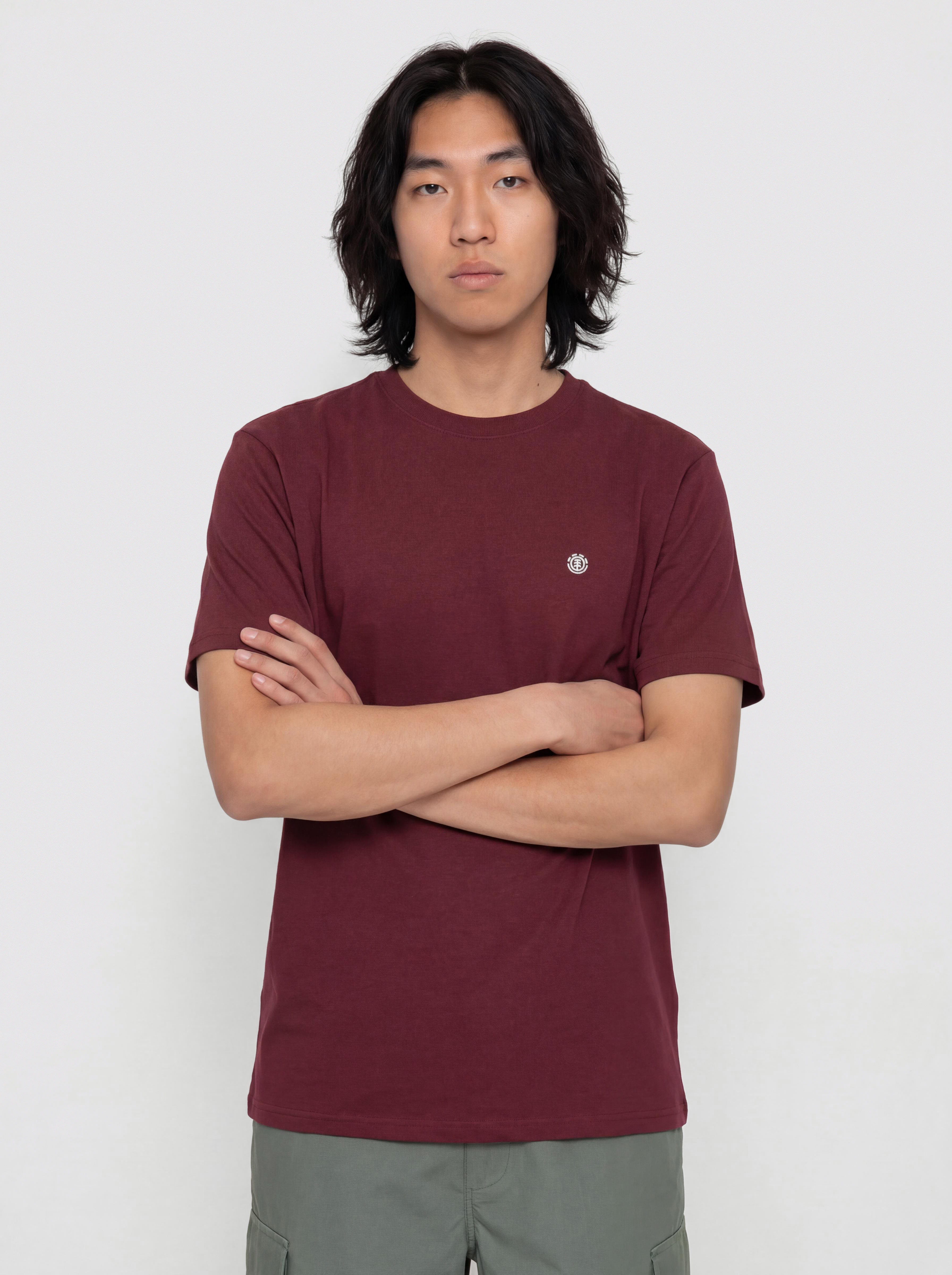 Element T-Shirt Icon Embroidery (zinfandel)