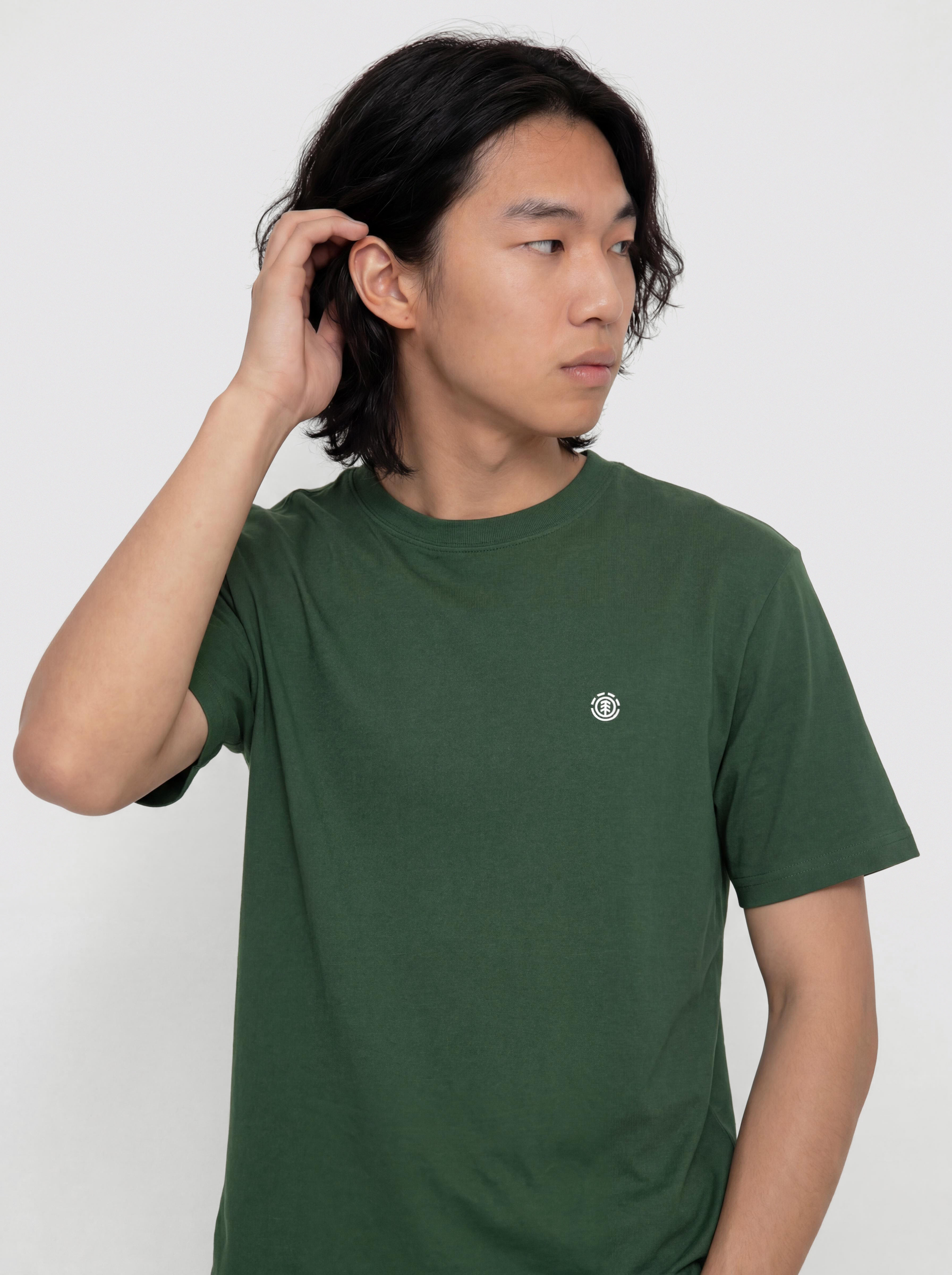 Element Icon Embroidery T-shirt (dark green)