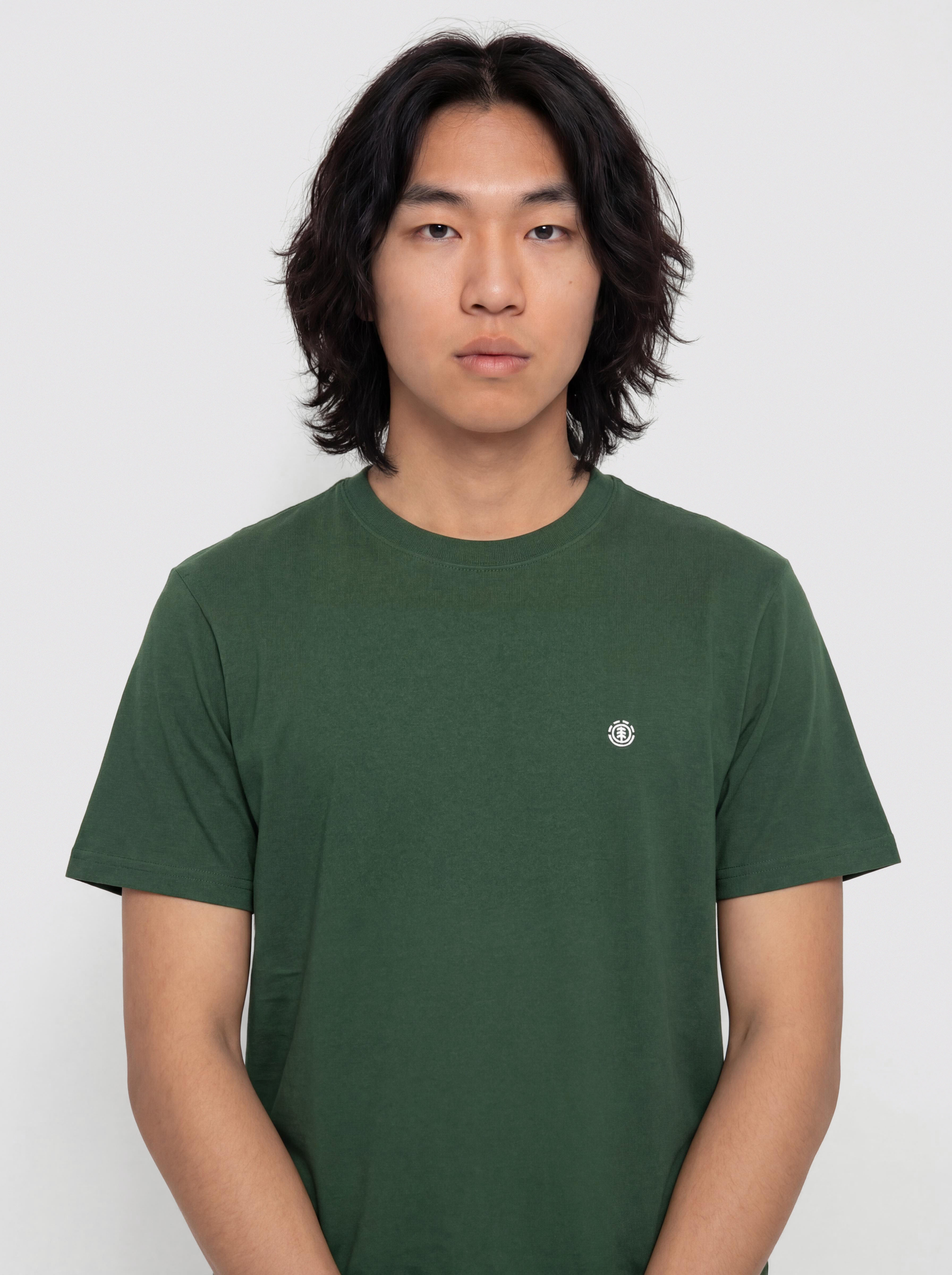 Element Icon Embroidery T-shirt (dark green)