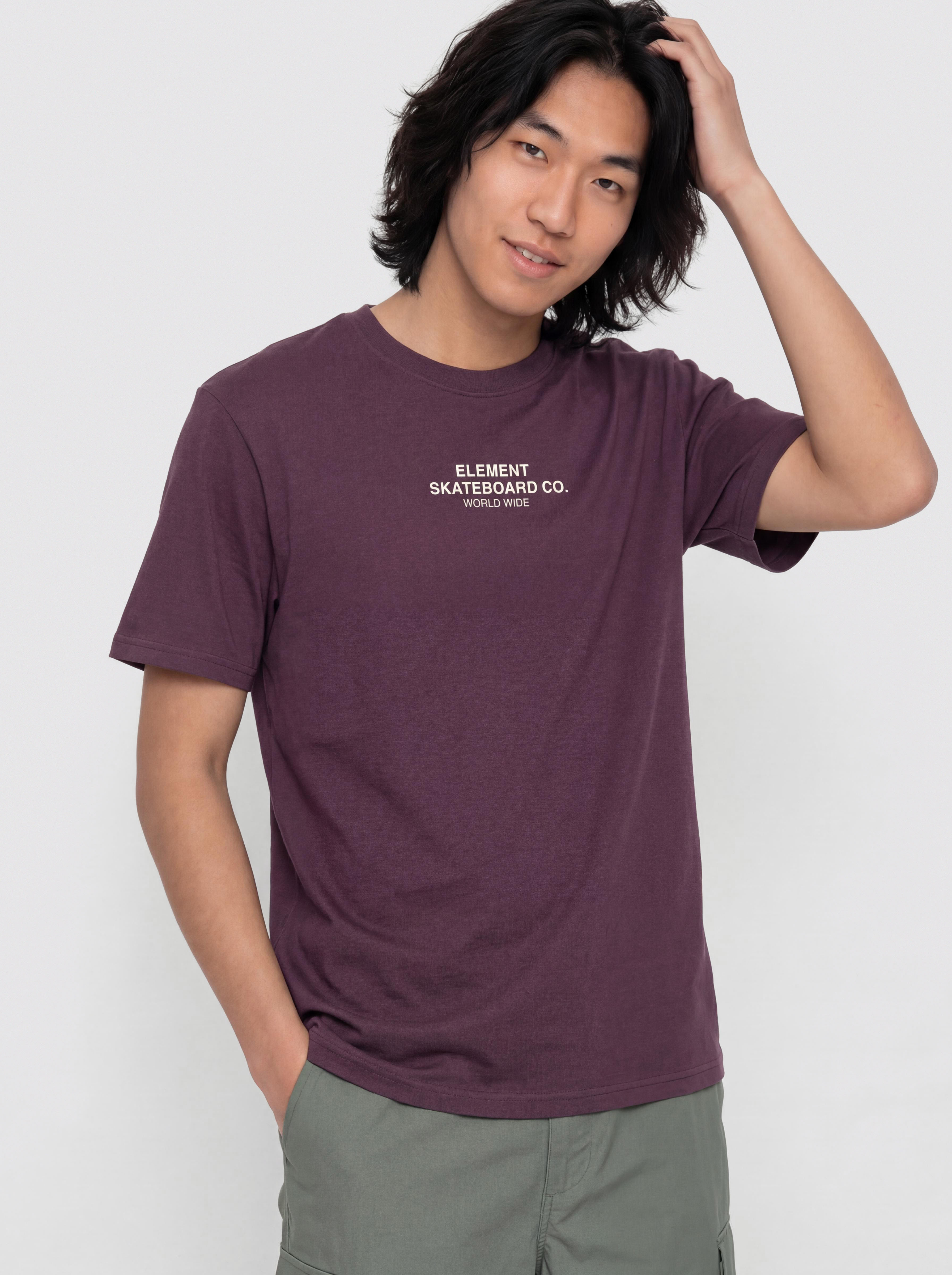 Element Skateboard T-Shirt (plum perfect)
